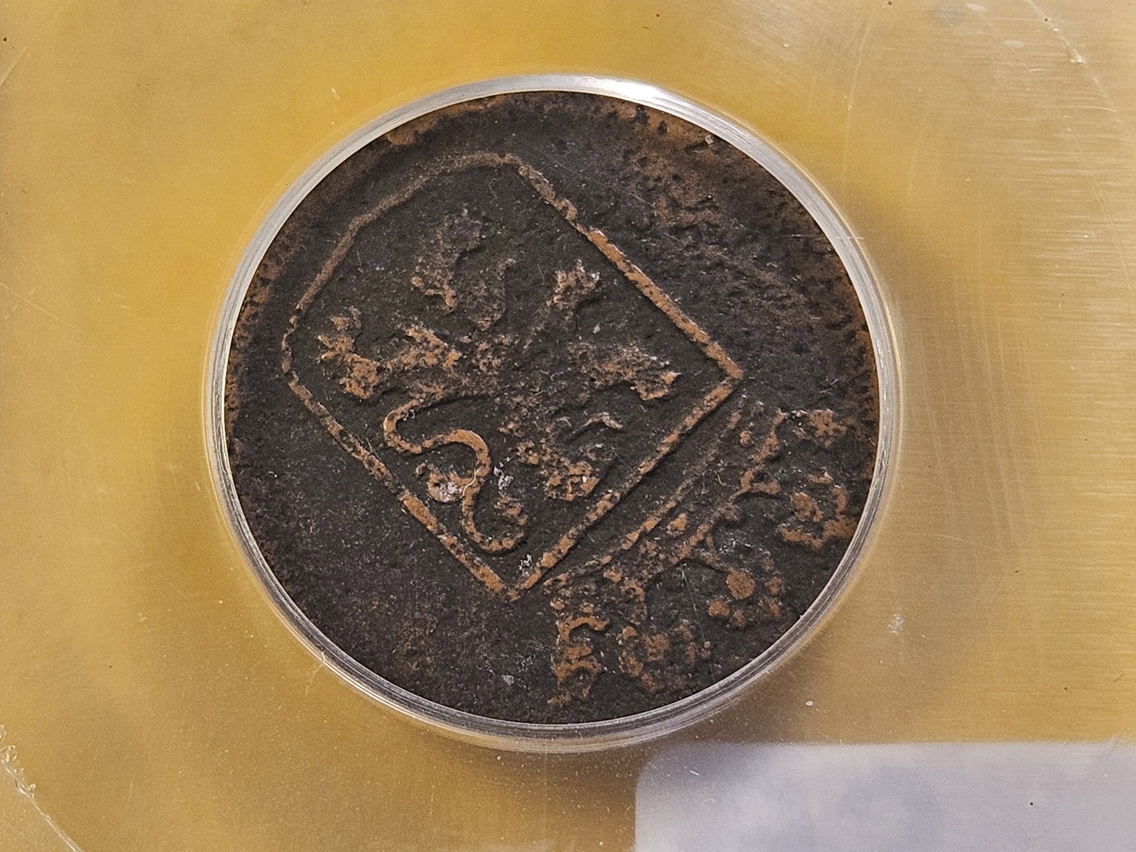 ICG 1732 Dutch East India Company Duit in Genuine - 4