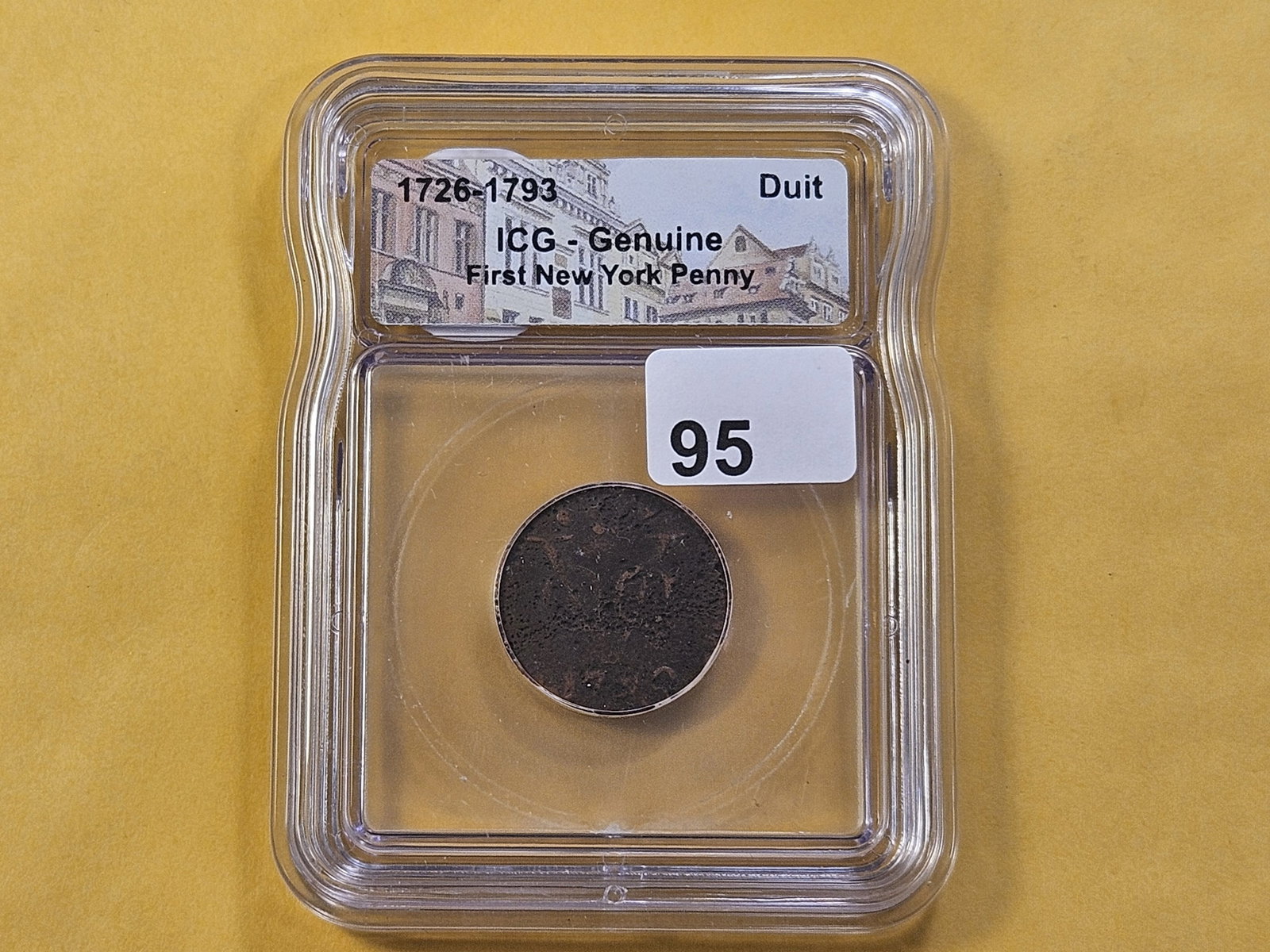 ICG 1726-1793 Dutch East India Company Duit in Genuine - 2