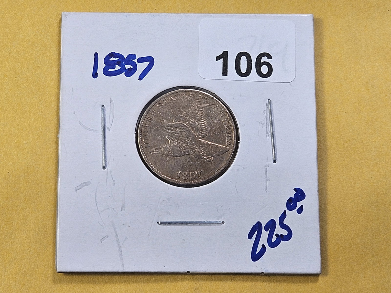 Better Grade 1857 Flying Eagle Cent - 2