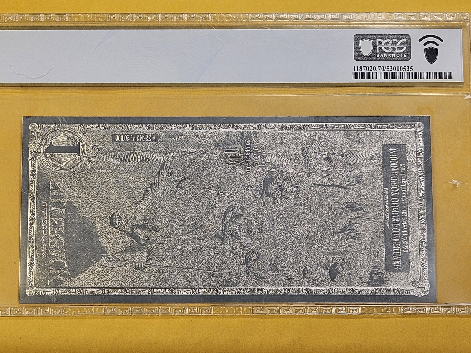 PERFECT! PCGS 2025 One Silverback in Supreme GEM Uncirculated 70 PPQ - 4