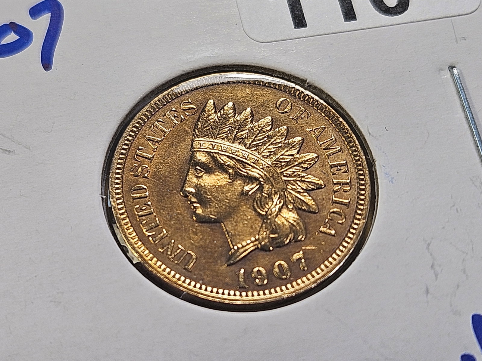 Better Grade 1907 Indian Head Cent - 2