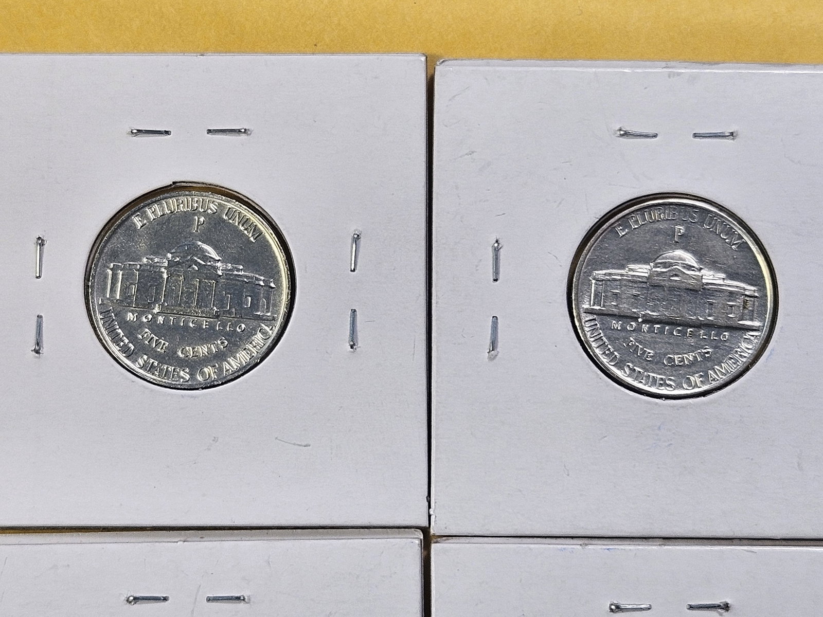 Four Uncirculated Wartime Silver Nickels - 7