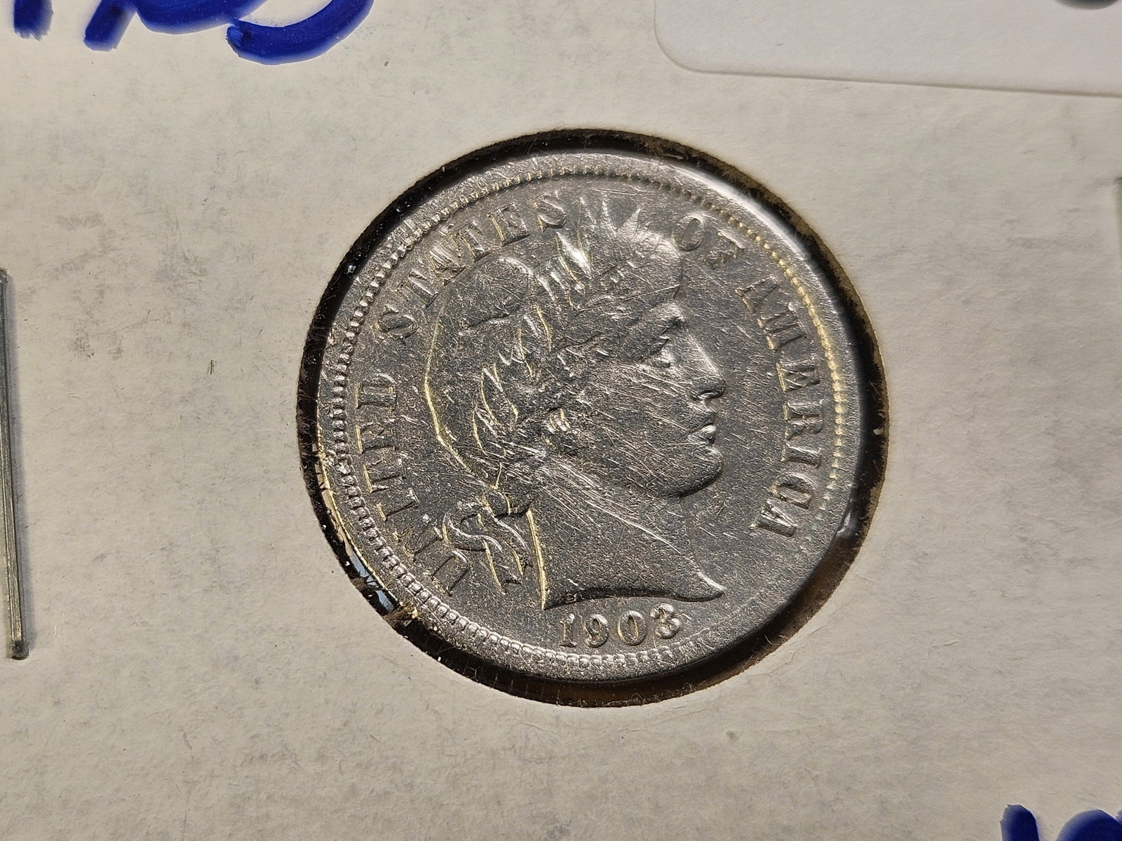 Three Circulated Barber Silver Dimes - 2