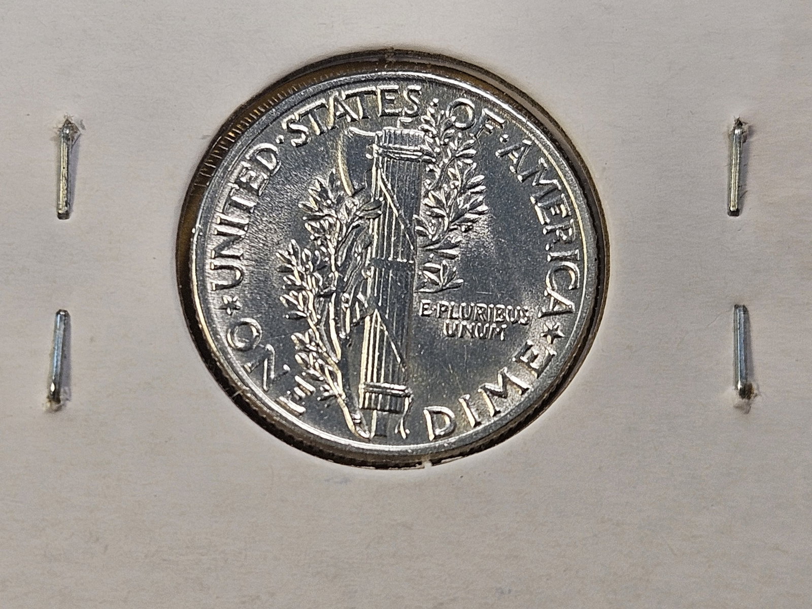 Five About Uncirculated to Brilliant Uncirculated Mercury Silver Dimes - 12