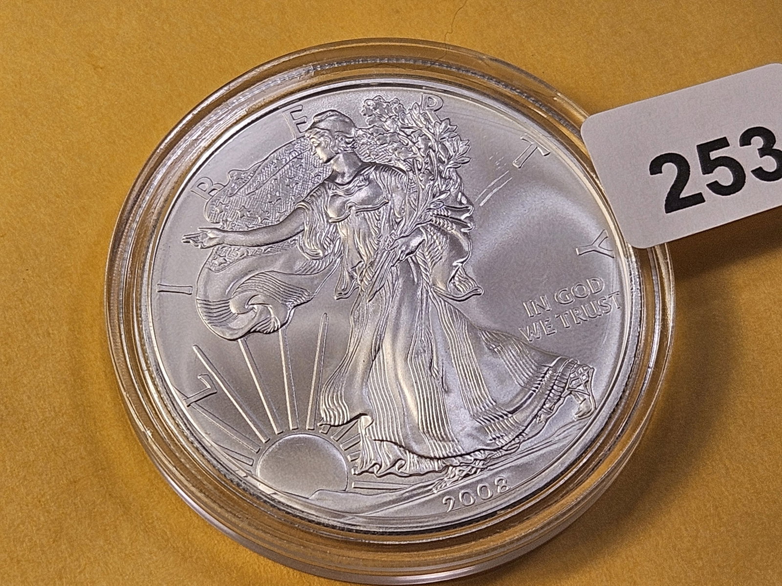 GEM Brilliant Uncirculated 2008 American Silver Eagle - 2