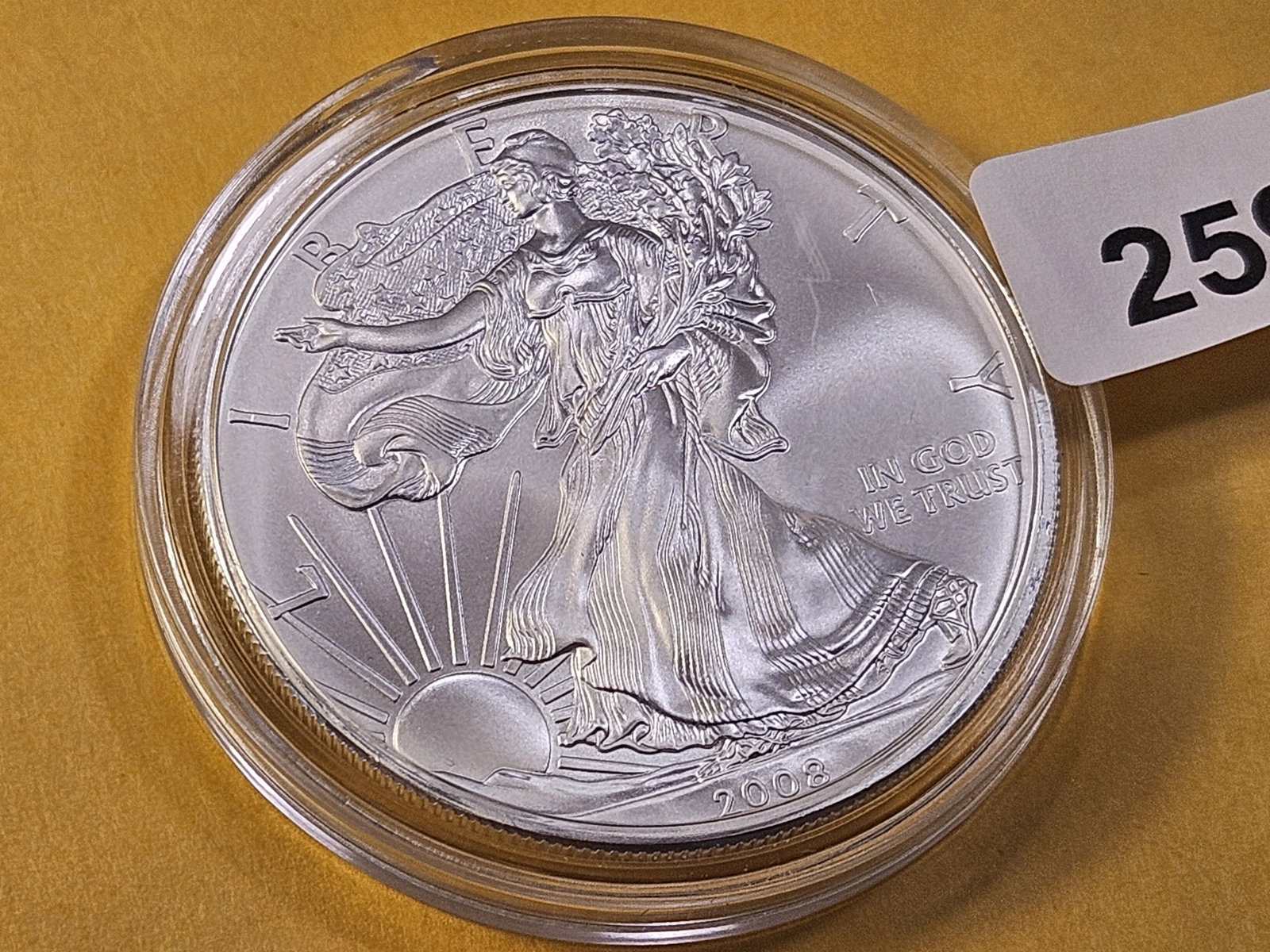 GEM Brilliant Uncirculated 2008 American Silver Eagle - 2