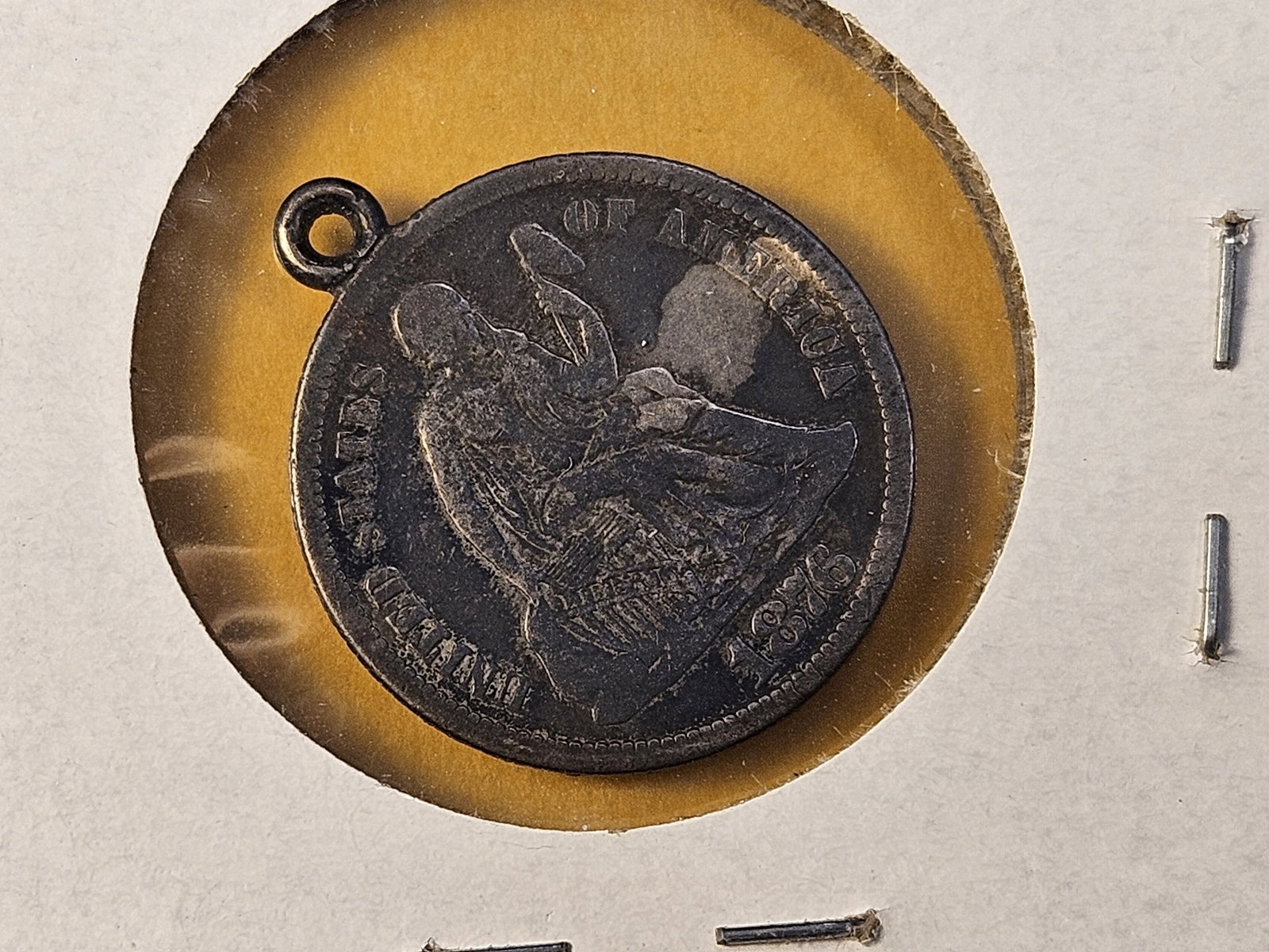 Two US Silver Coin Love Tokens - 5