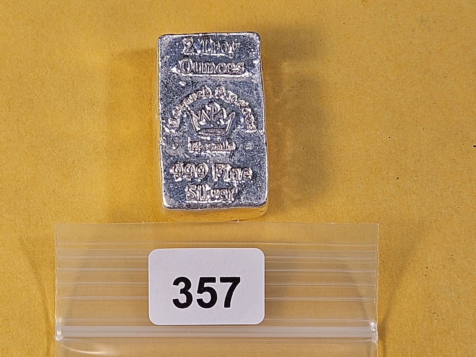 Two Troy Ounce .999 Fine Silver Bar - 2