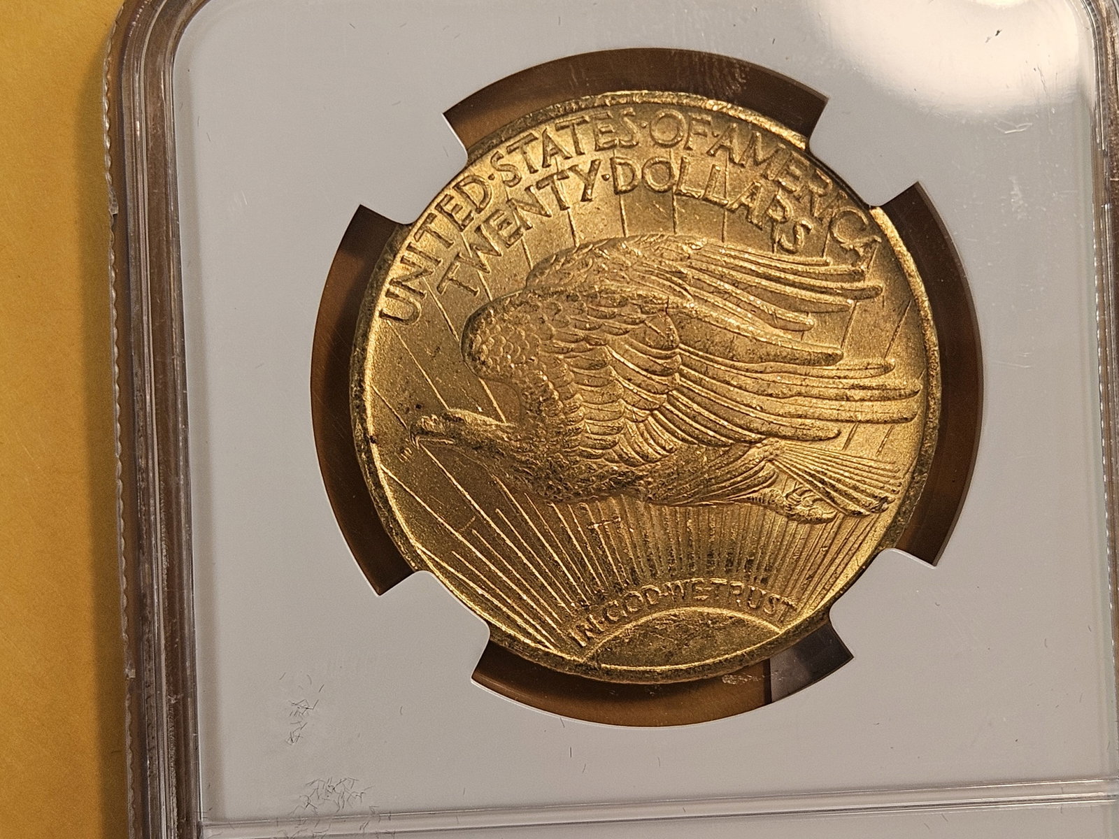 GOLD! NGC 1924 Saint Gaudens Gold Twenty Dollars in Mint State 63 - 4