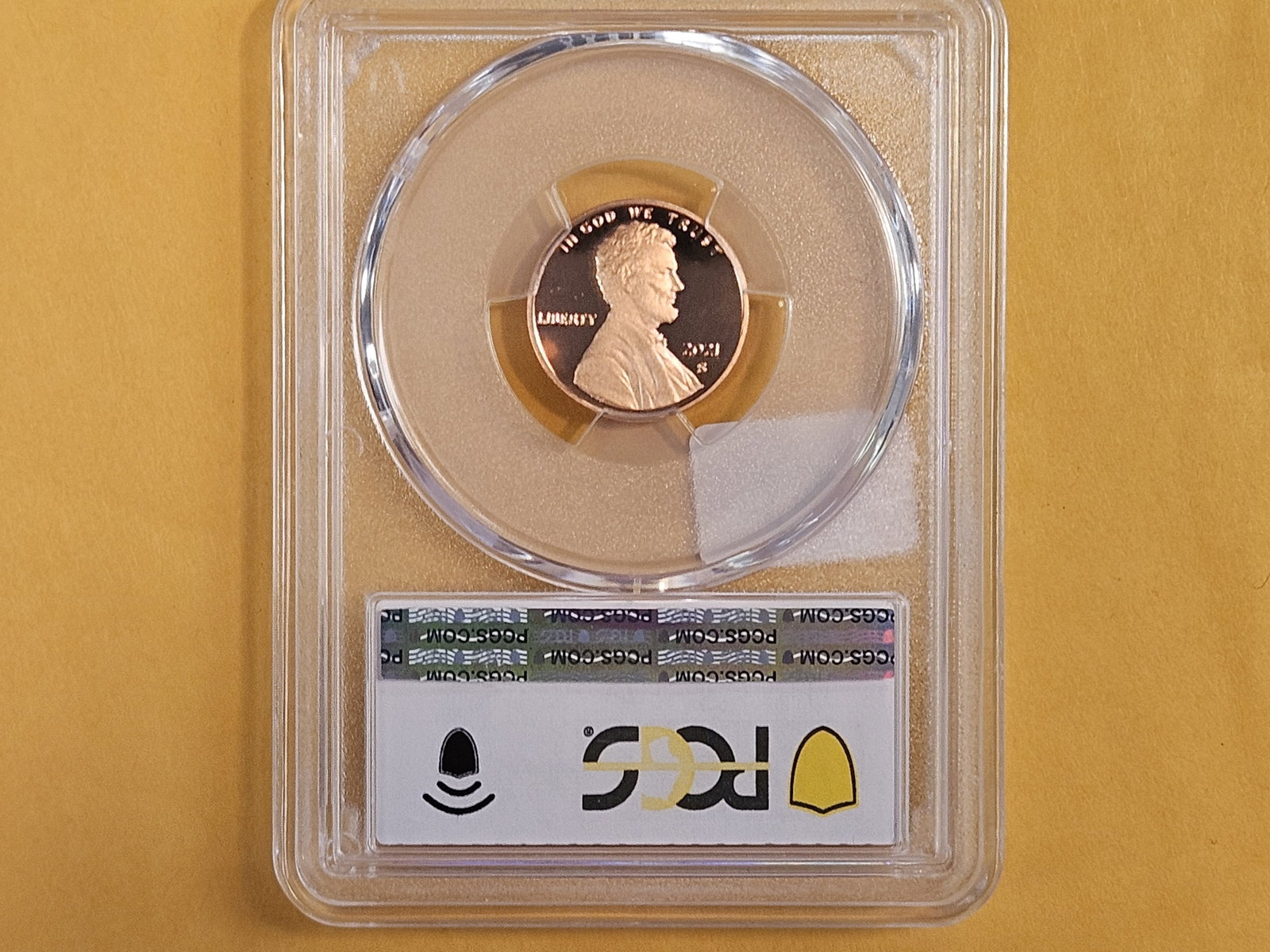 PCGS 2021-S Lincoln Cent in Proof 69 RED Deep Cameo - 3