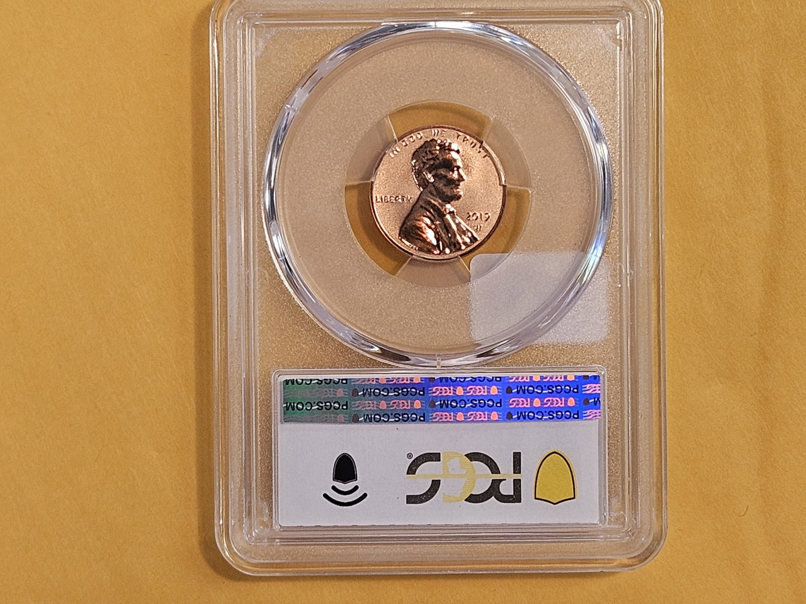 PCGS 2019-W Lincoln Cent in Proof 69 RED Reverse Proof - 3