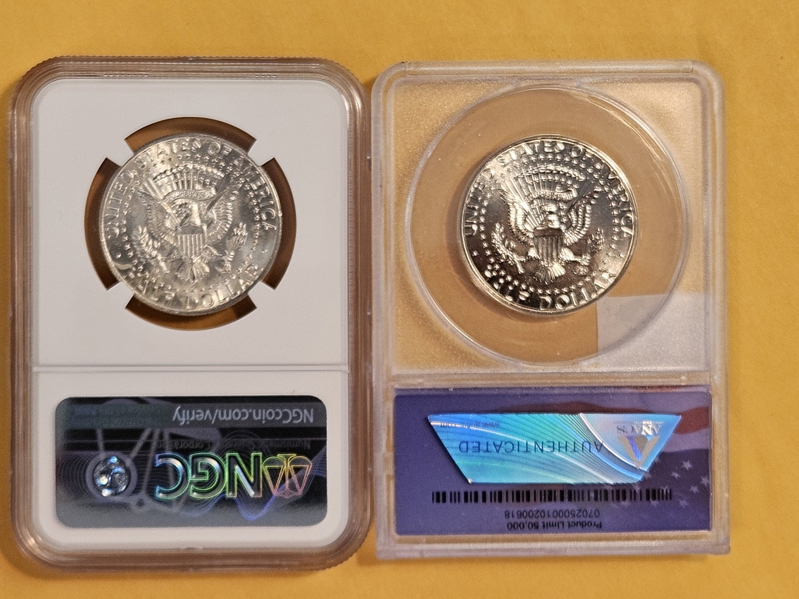 ANACS and NGC Kennedy Half-Dollars - 2