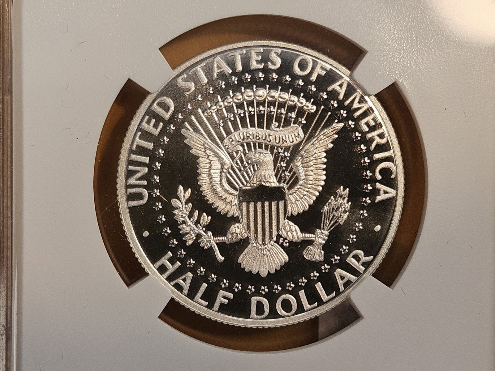 PERFECT! NGC 2014-S Silver Kennedy Half Dollar in Specimen 70 Prooflike Enhanced Finish - 4