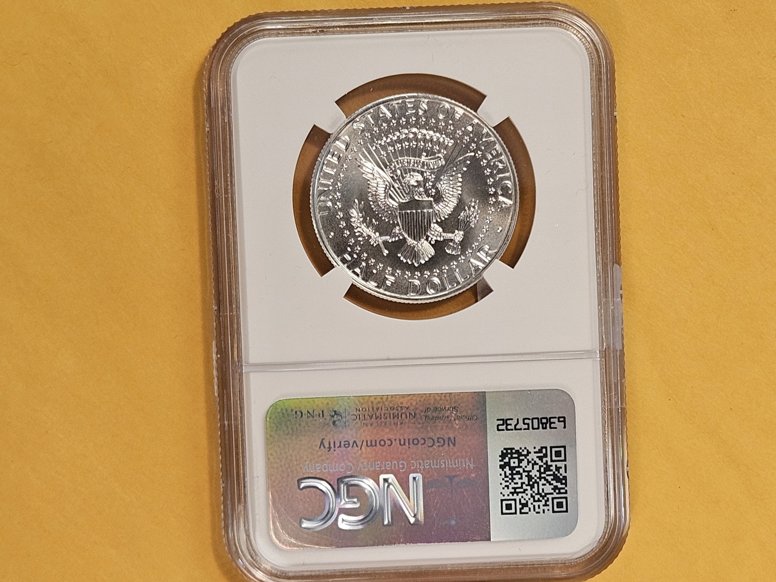 PERFECT! NGC 2014-D Silver Kennedy Half Dollar in Specimen 70 - 3