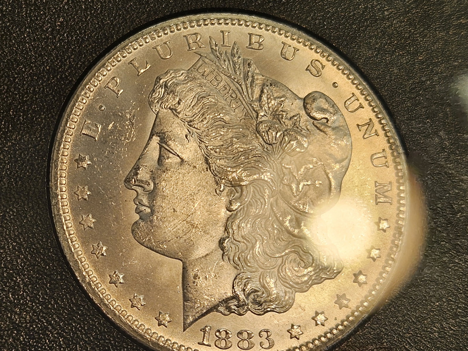** KEY DATE ** CACG 1883-CC Morgan Dollar in Mint State 63 - 3