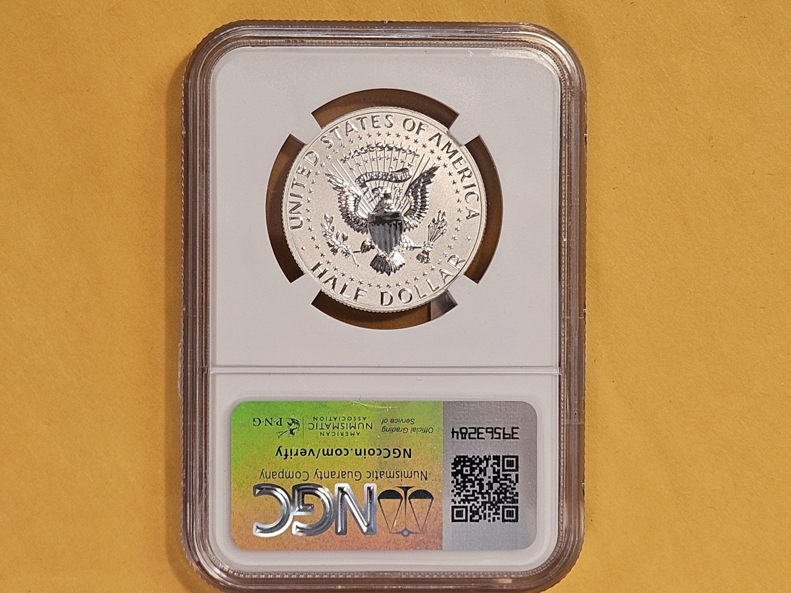 PERFECT! NGC 2014-W Silver Kennedy Half Dollar in Reverse Proof 70 - 3