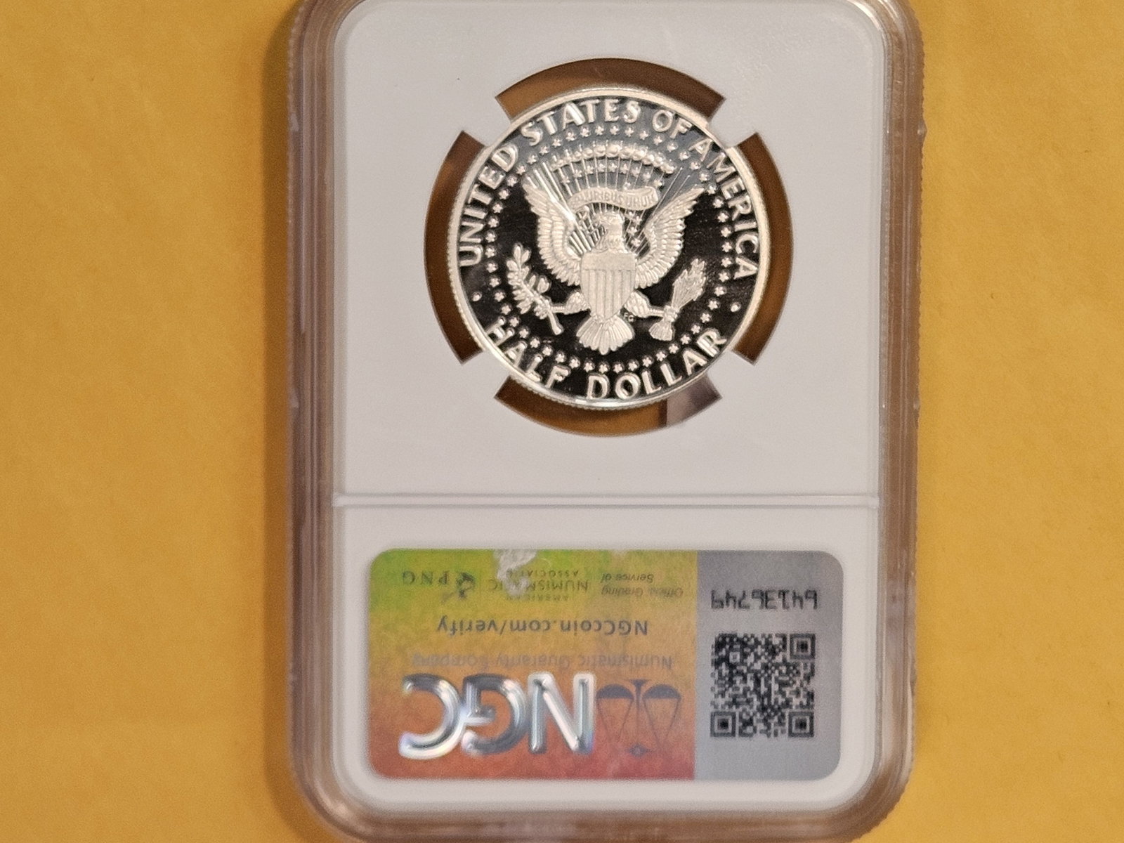 PERFECT! NGC 2014-P Silver Kennedy Half Dollar in Proof 70 Ultra Cameo - 3