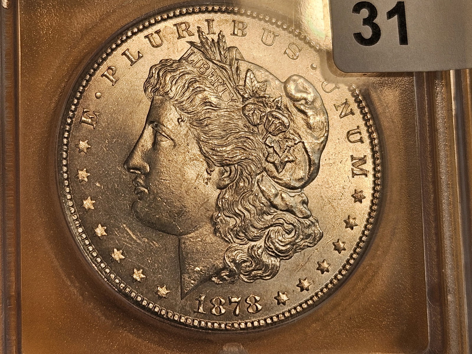 GEM! ICG 1878-S Morgan Dollar in Mint State 65 Plus - 3