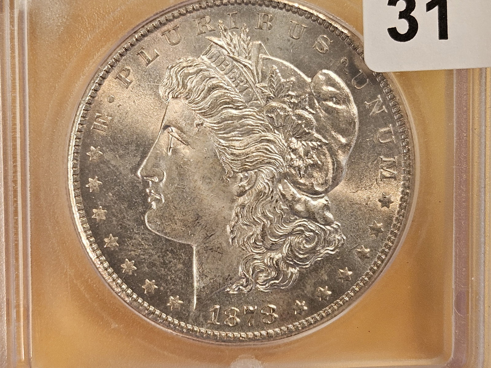 GEM! ICG 1878-S Morgan Dollar in Mint State 65 Plus - 4