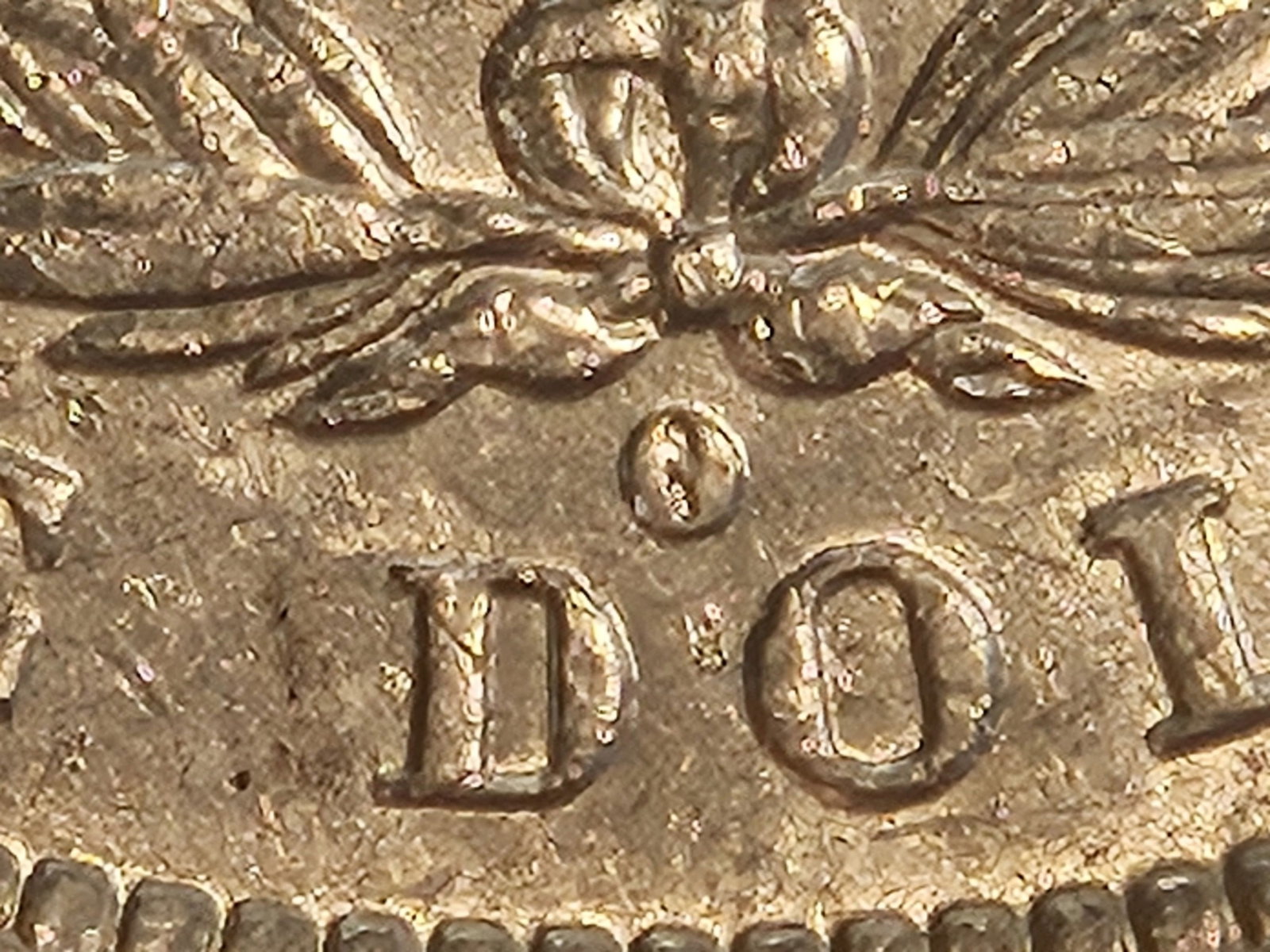 Key Variety! ANACS 1882-O/S Morgan Dollar in About Uncirculated - 50 Details - 4