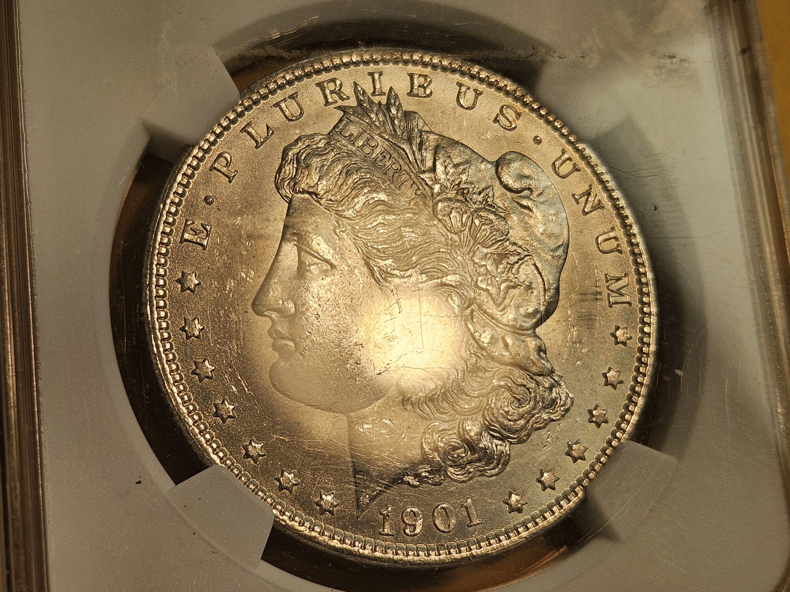 GEM! NGC 1901-O Morgan Dollar in Mint State 65 - 3