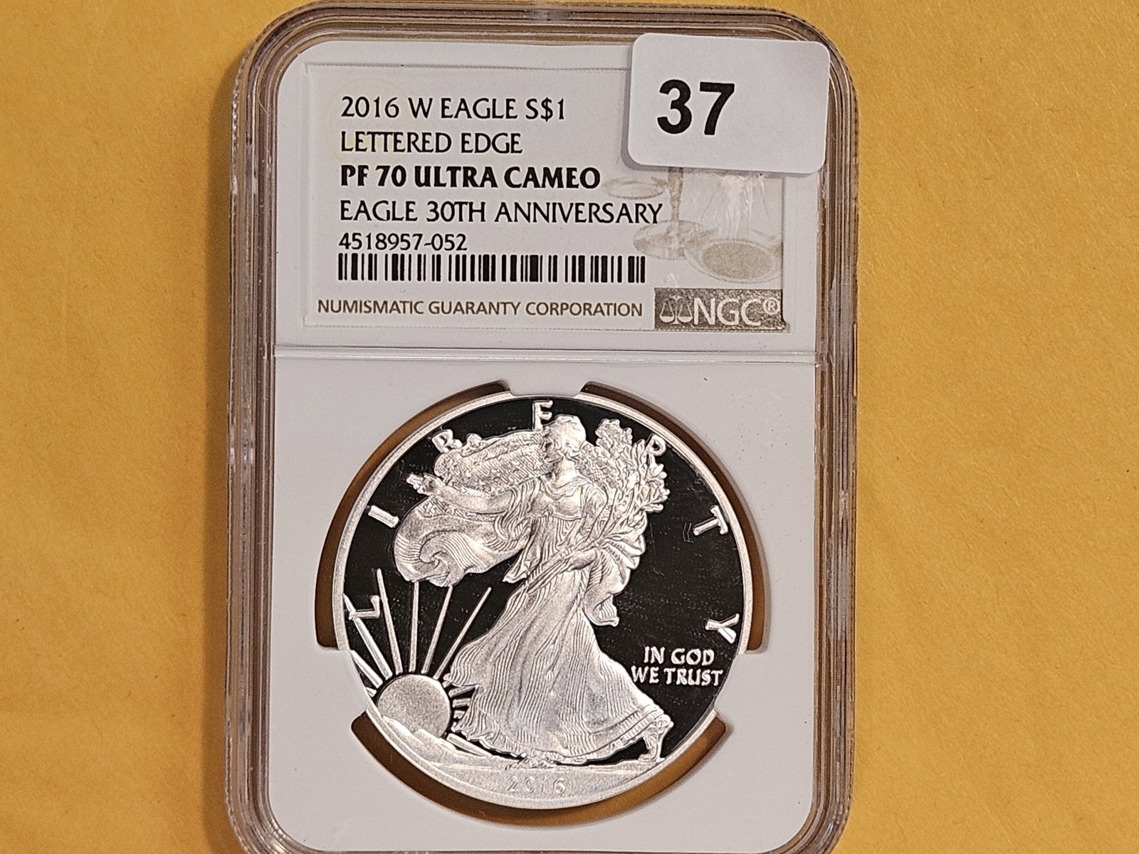 PERFECT! NGC 2016-W American Silver Eagle in Proof 70 Ultra Cameo - 2