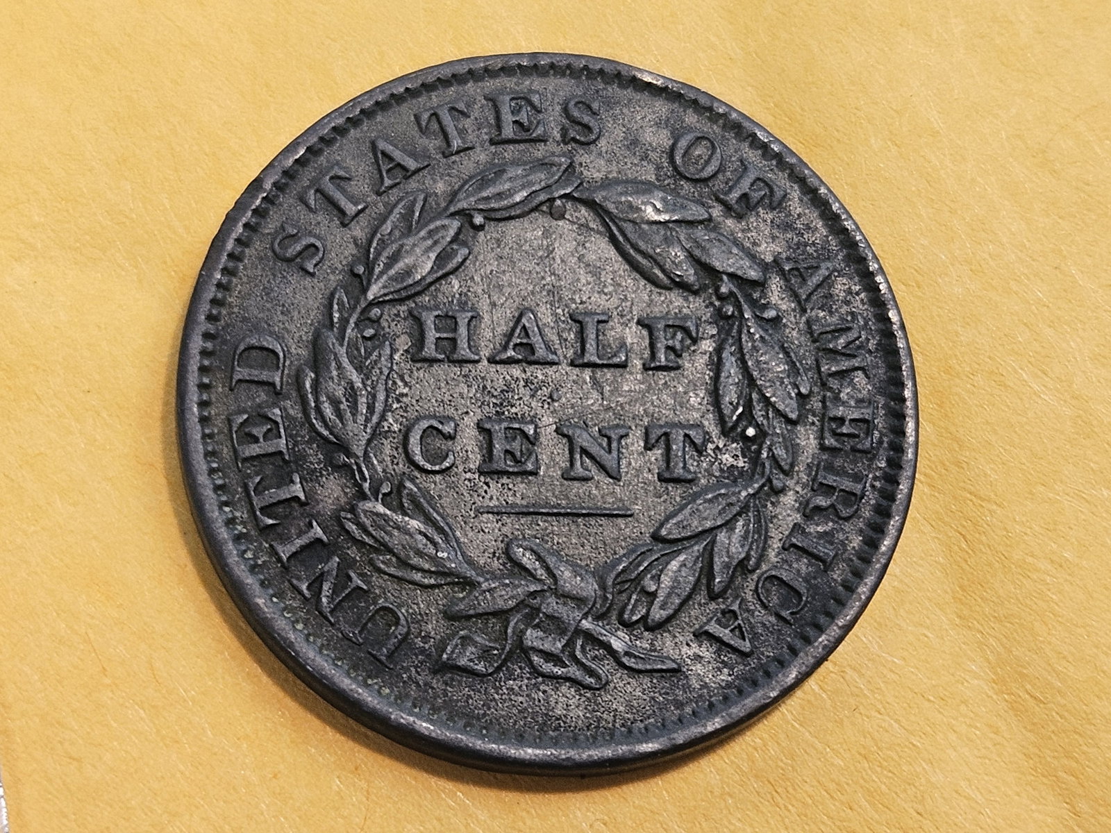 1834 Classic Head Half Cent in Extra Fine - 4
