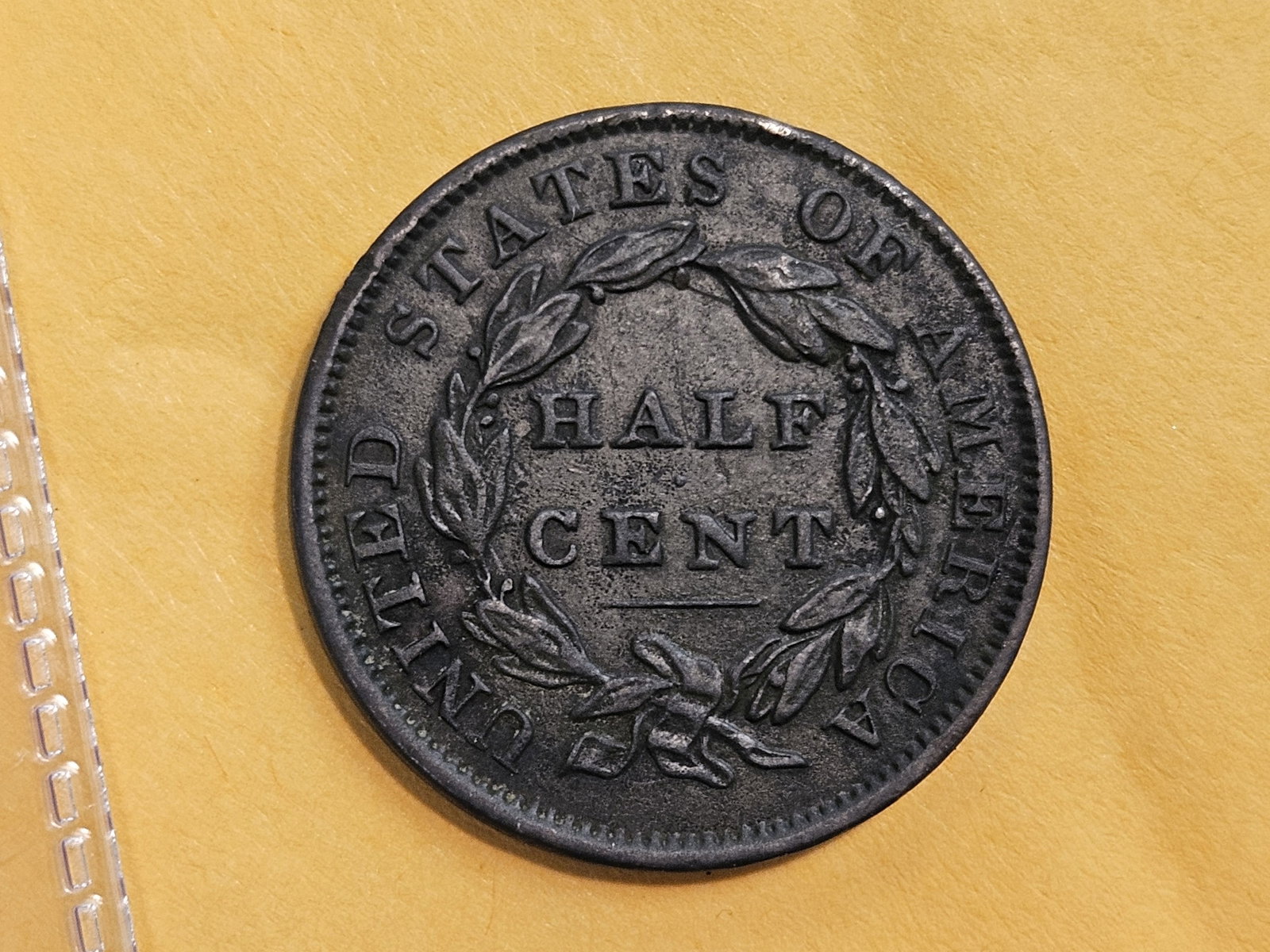 1834 Classic Head Half Cent in Extra Fine - 5