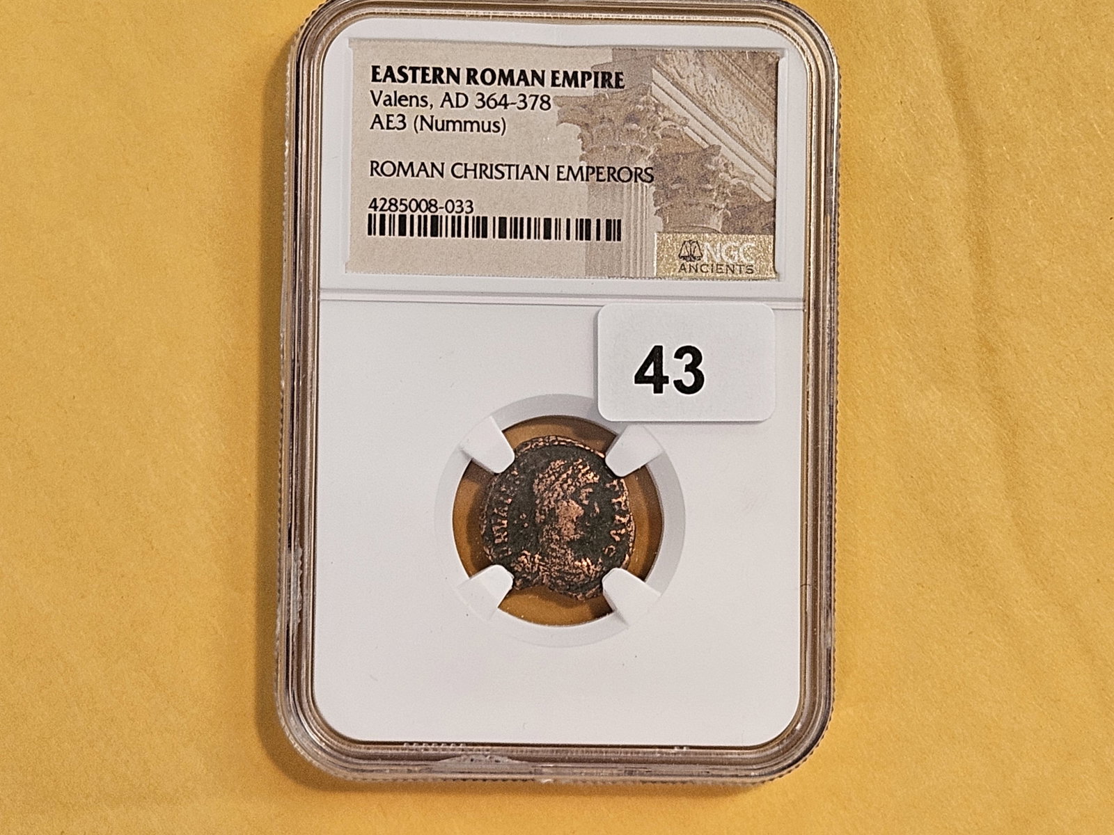 ANCIENT! NGC Eastern Roman Empire AE 3 Nummus - 2