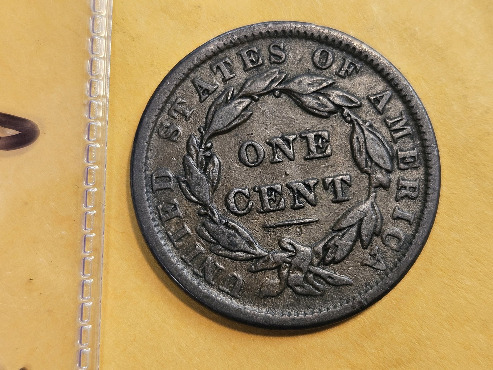 1838 Large Cent in Very Fine plus - 3