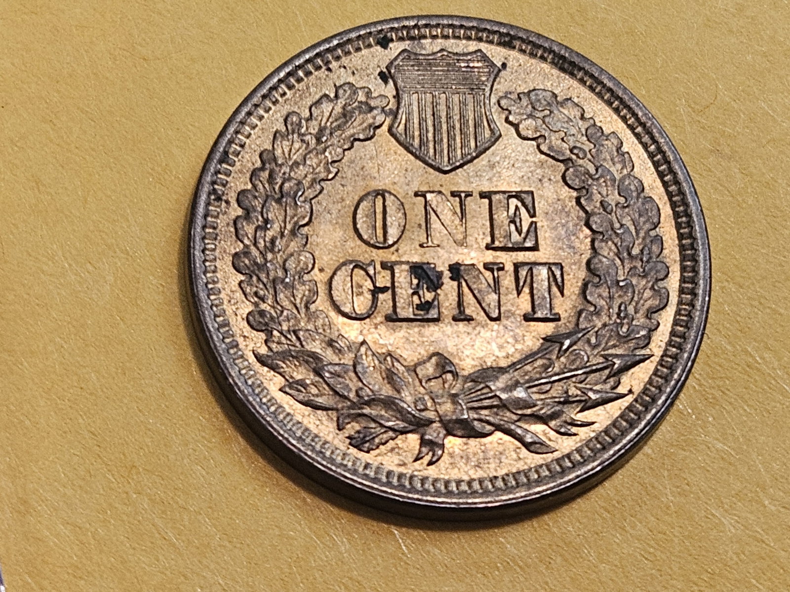** Semi-key 1870 Indian Cent in Choice Brilliant Uncirculated Red-Brown - 9