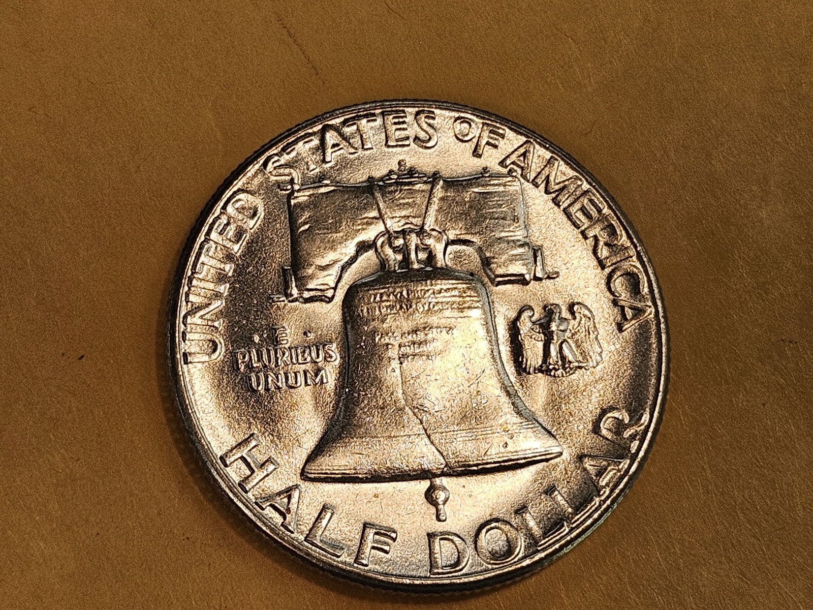 GEM Brilliant Uncirculated 1954-S Franklin Half Dollar - 4