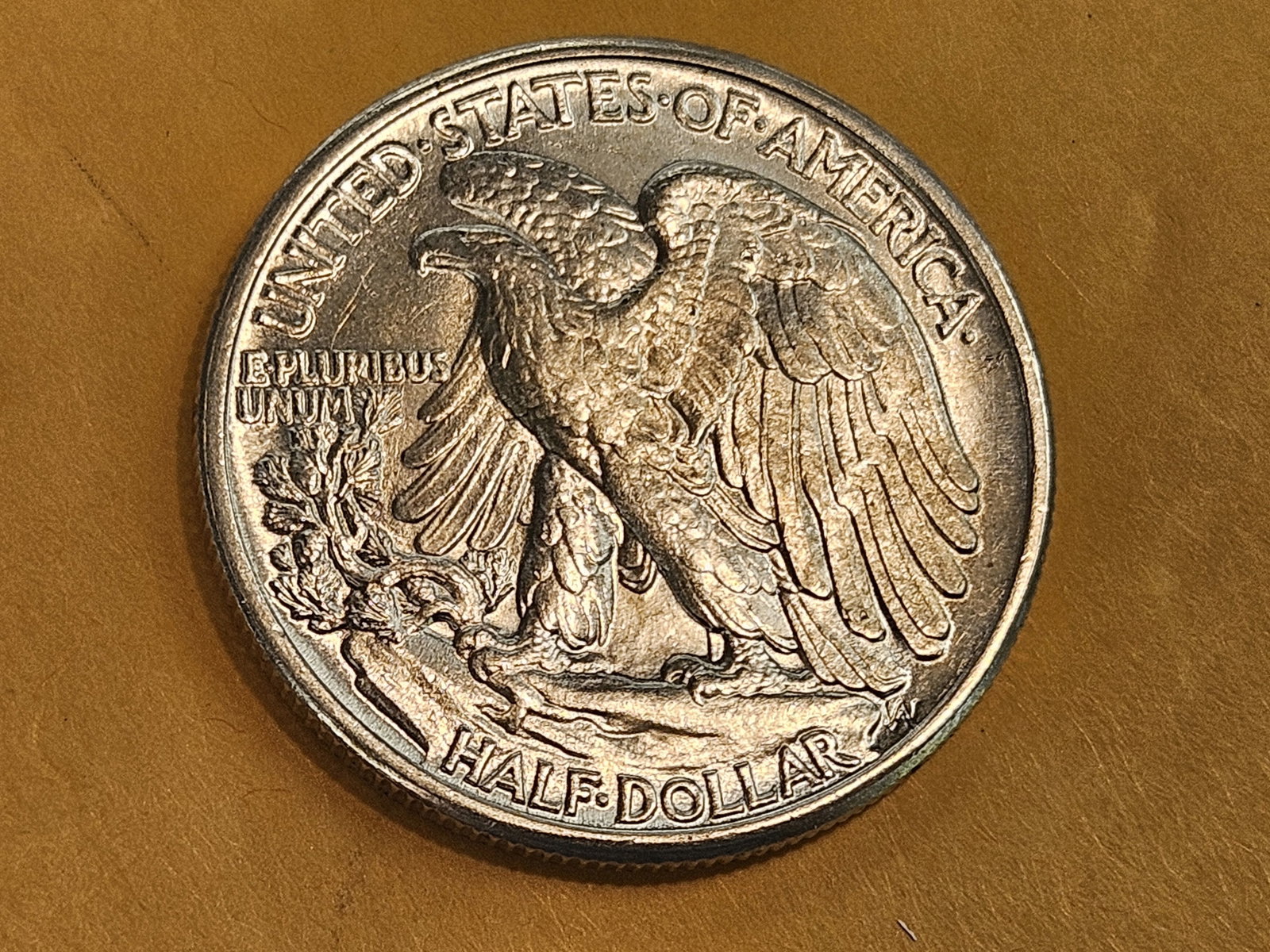 Choice Brilliant Uncirculated 1945 Walking Liberty Half Dollar - 5