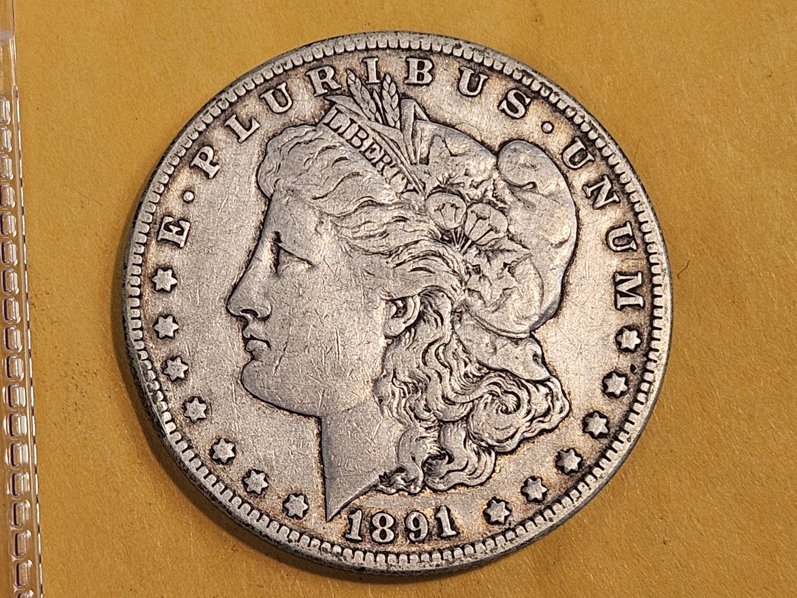 ** KEY DATE ** 1891-CC Morgan Dollar in Very Fine: KEY DATE! CARSON CITY!