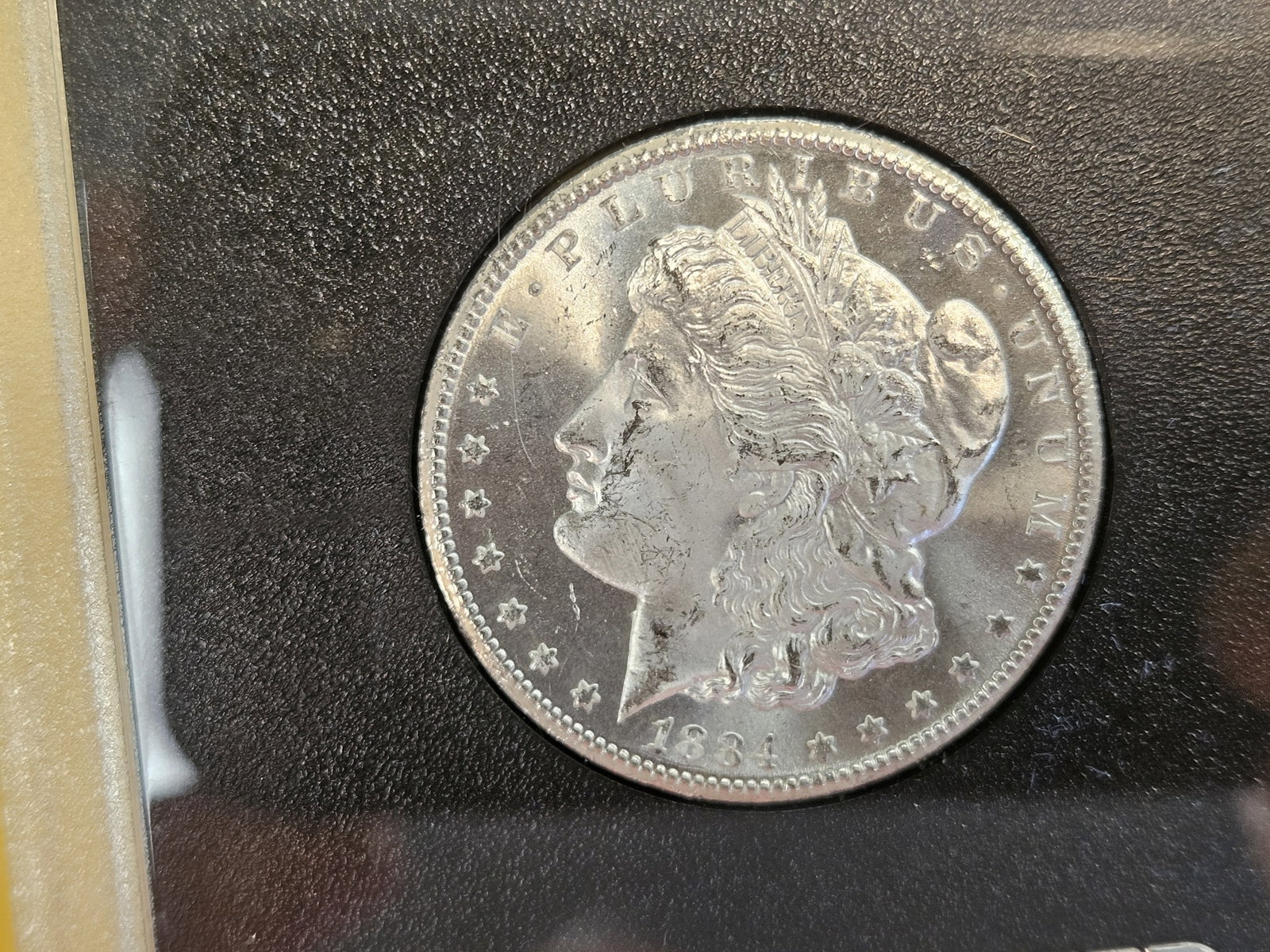 ** KEY DATE ** Very Choice Brilliant Uncirculated 1884-CC Morgan Dollar - 10