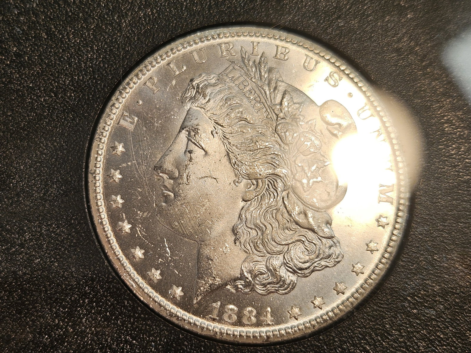 ** KEY DATE ** Very Choice Brilliant Uncirculated 1884-CC Morgan Dollar - 8