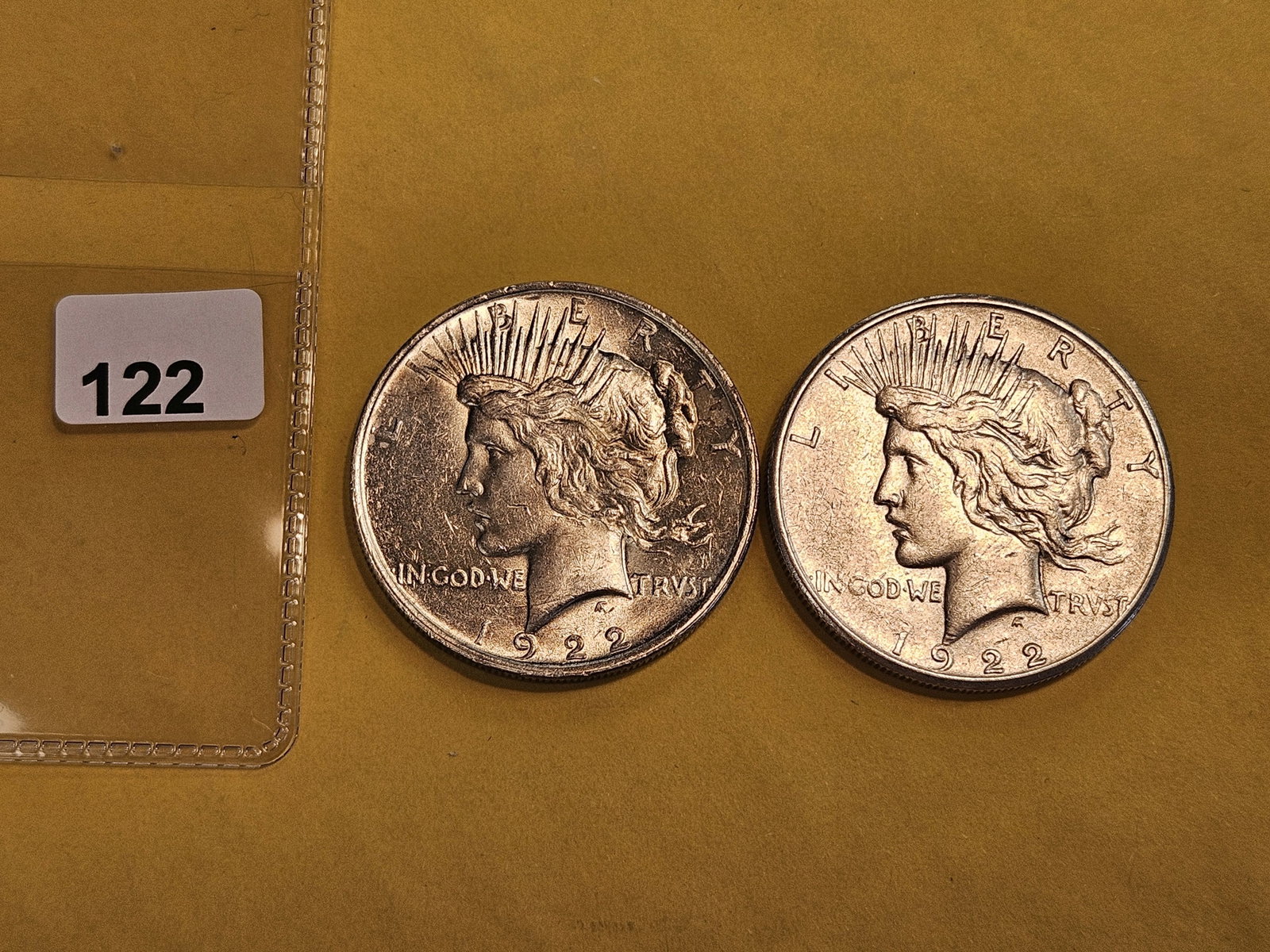 Two More Peace silver Dollars - 2