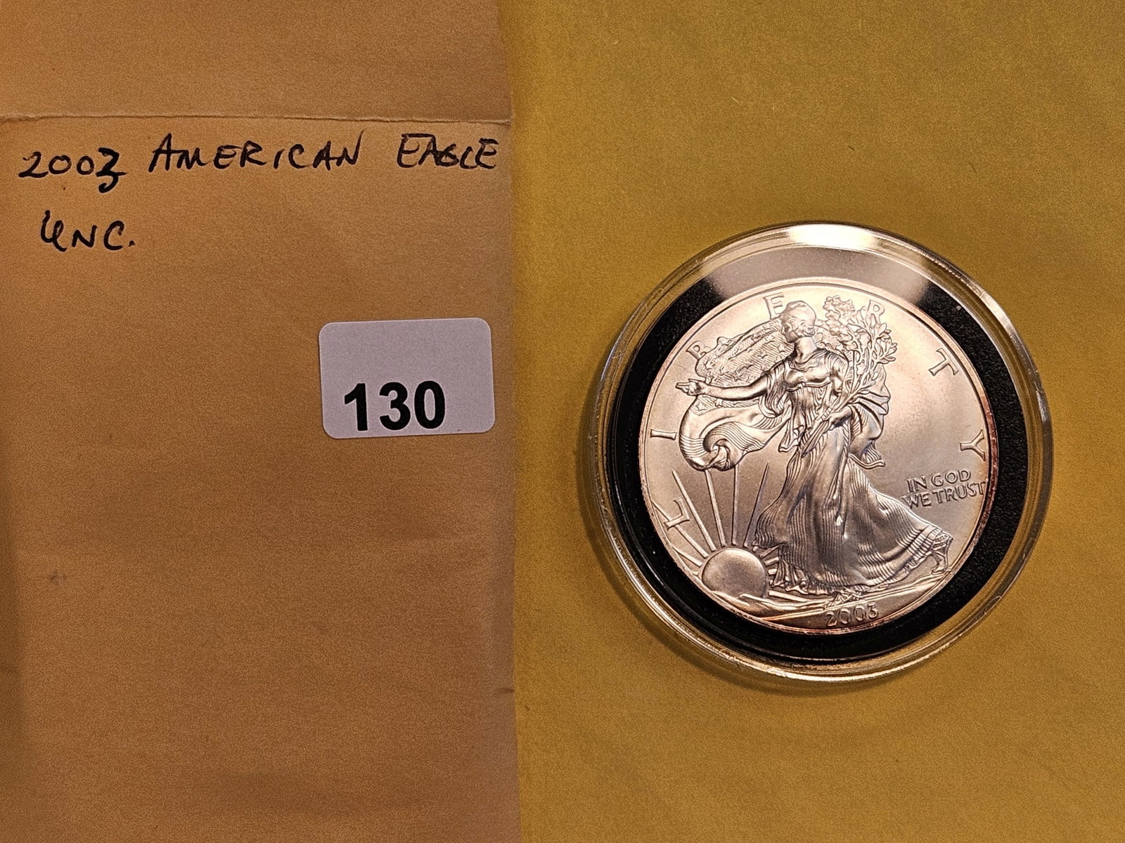 GEM Brilliant Uncirculated 2003 American Silver Eagle - 2
