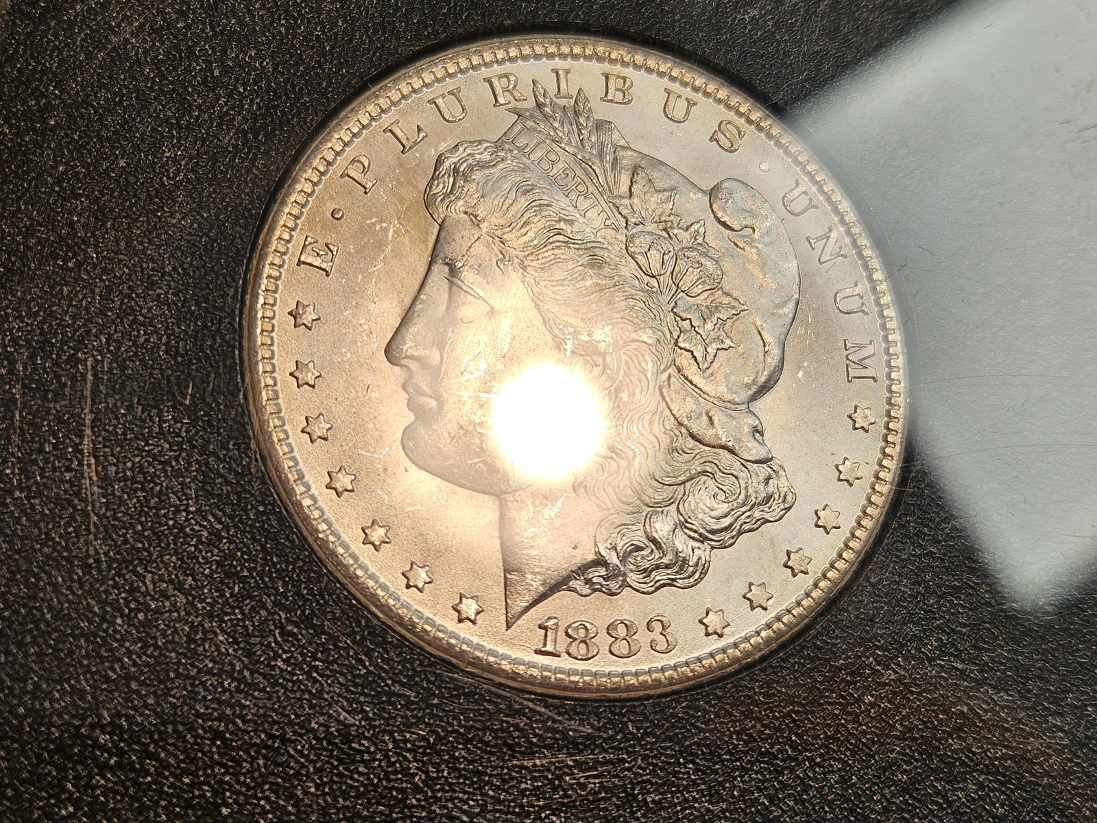 ** KEY DATE ** Choice Brilliant Uncirculated 1883-CC Morgan Dollar - 5