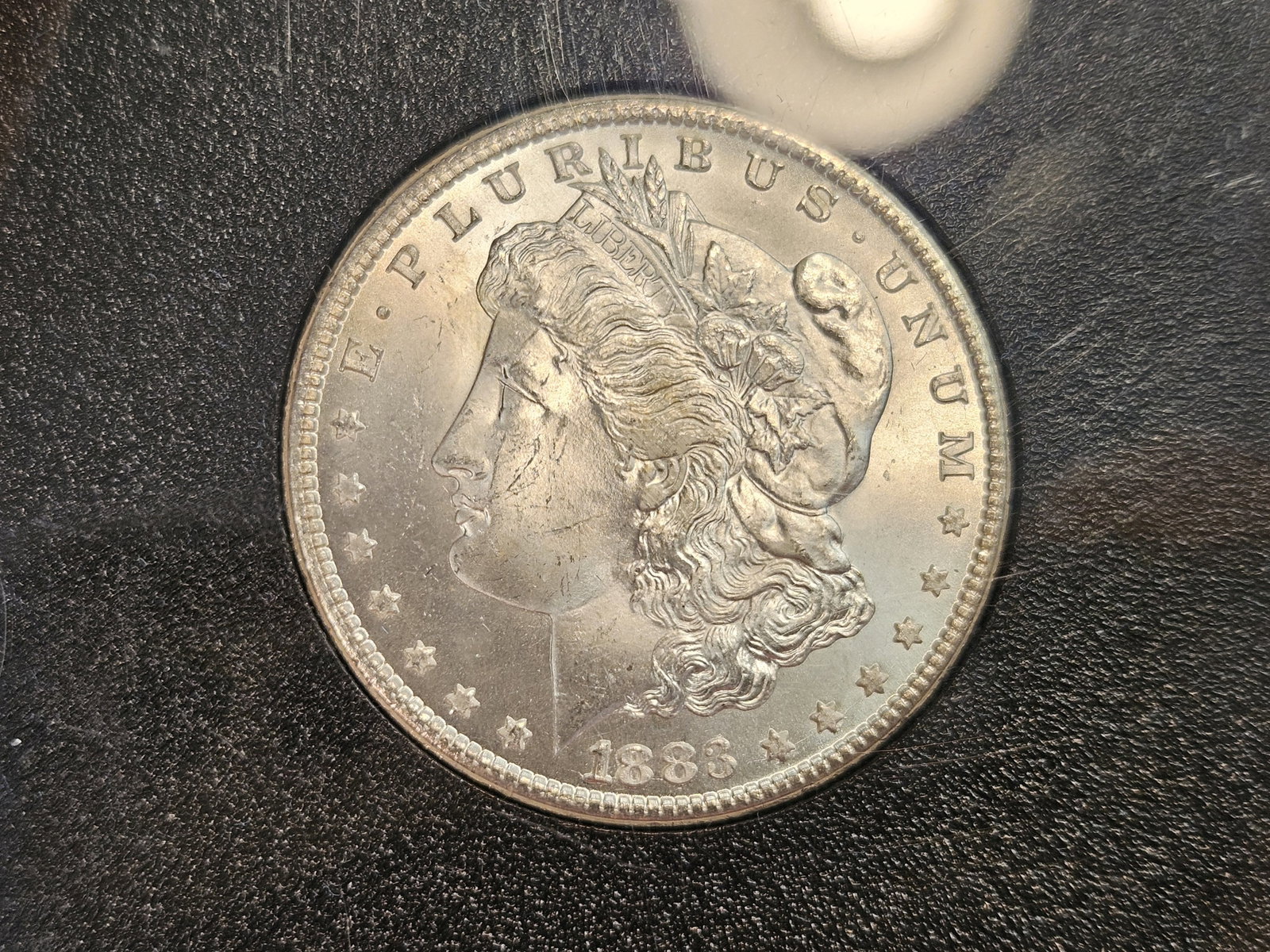 ** KEY DATE ** Choice Brilliant Uncirculated 1883-CC Morgan Dollar - 7