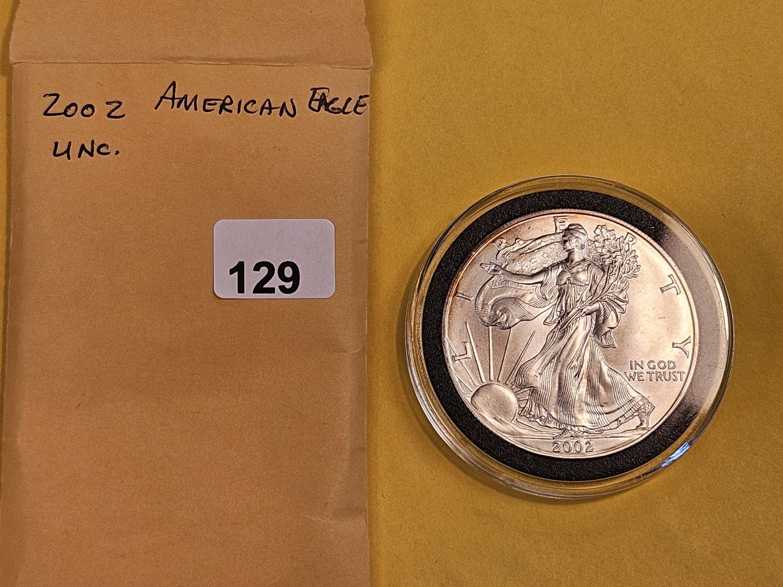 GEM Brilliant Uncirculated 2002 American Silver Eagle - 2
