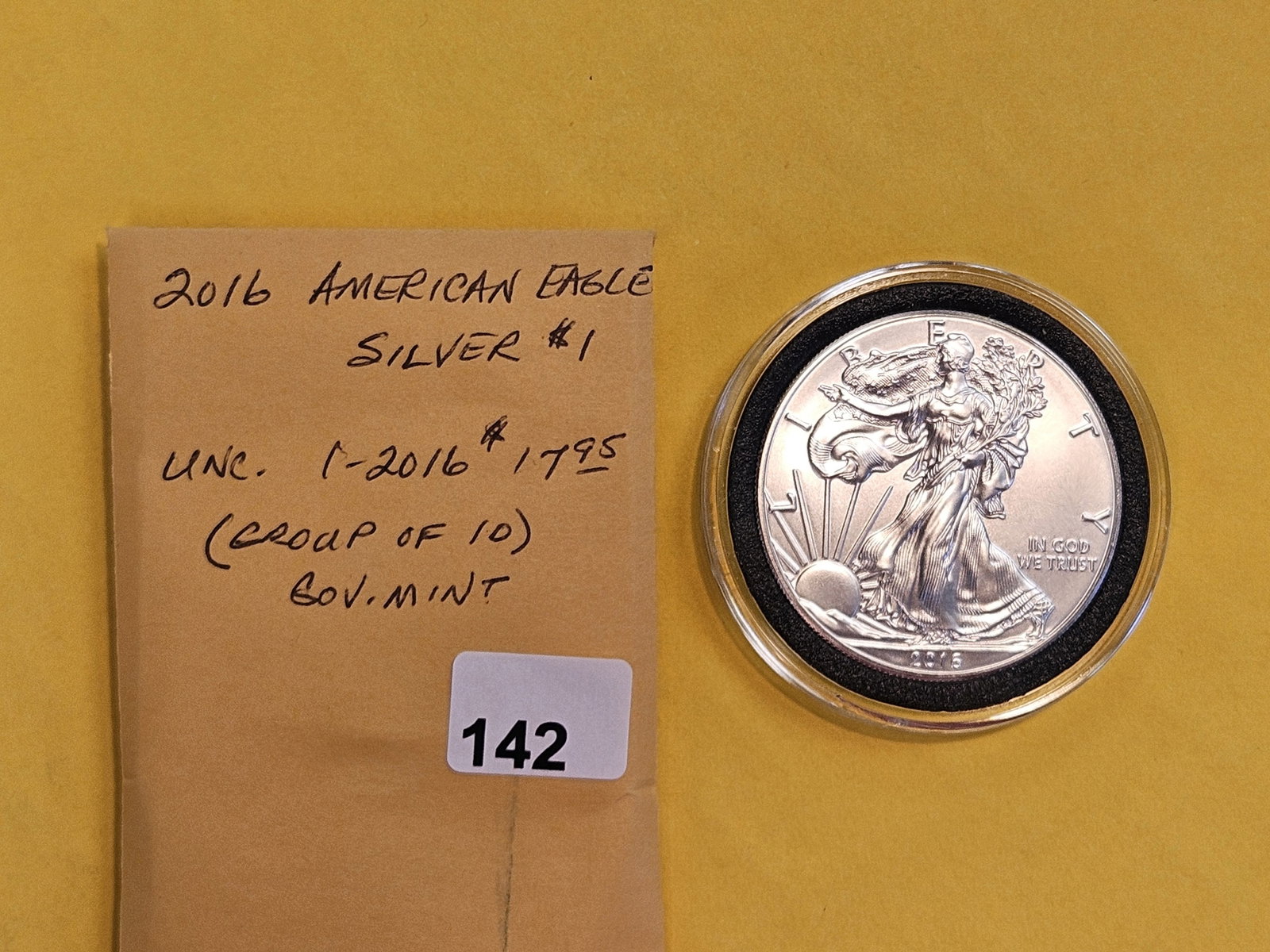 GEM Brilliant Uncirculated 2016 American Silver Eagle - 2
