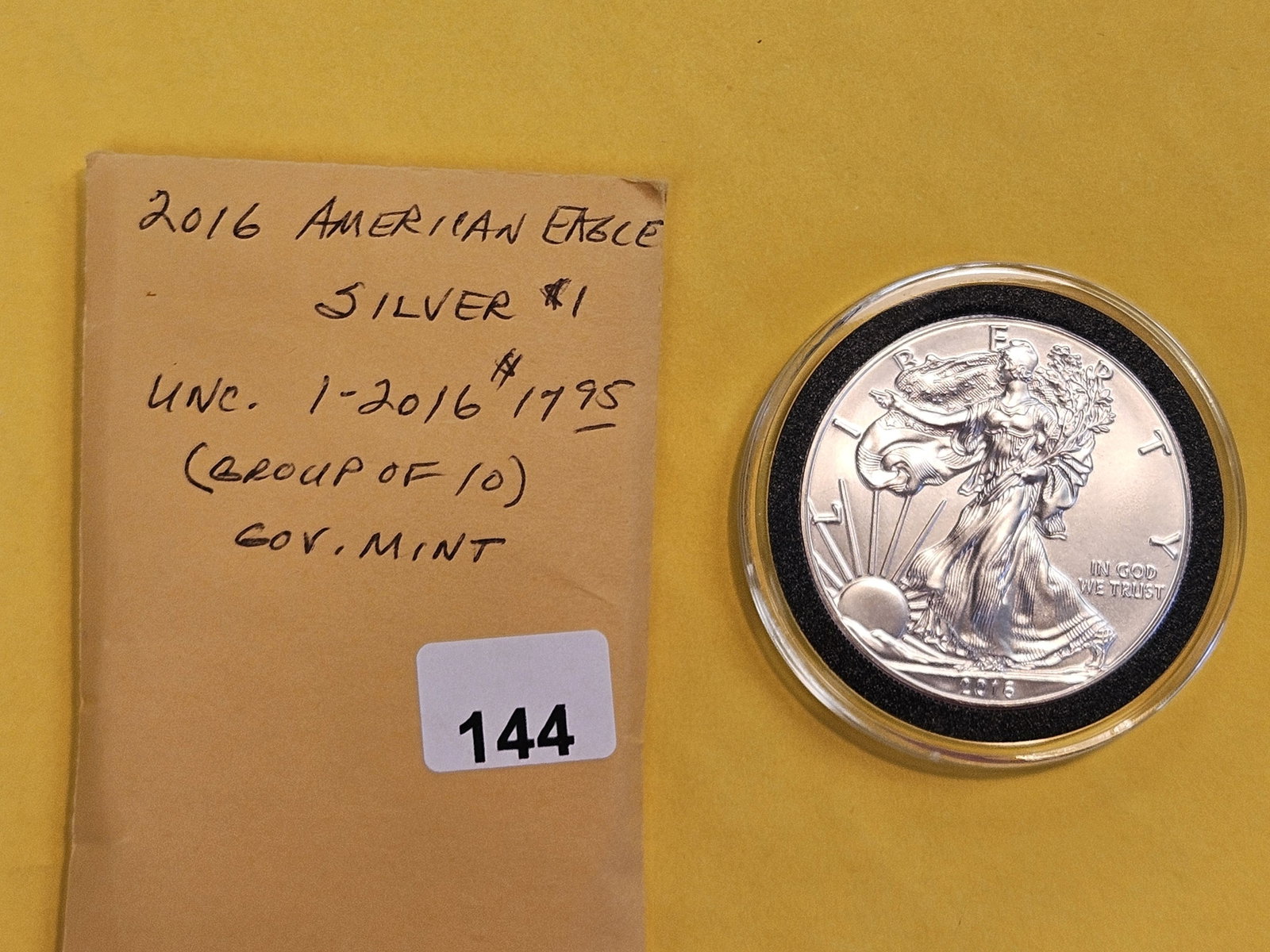 GEM Brilliant Uncirculated 2016 American Silver Eagle - 2
