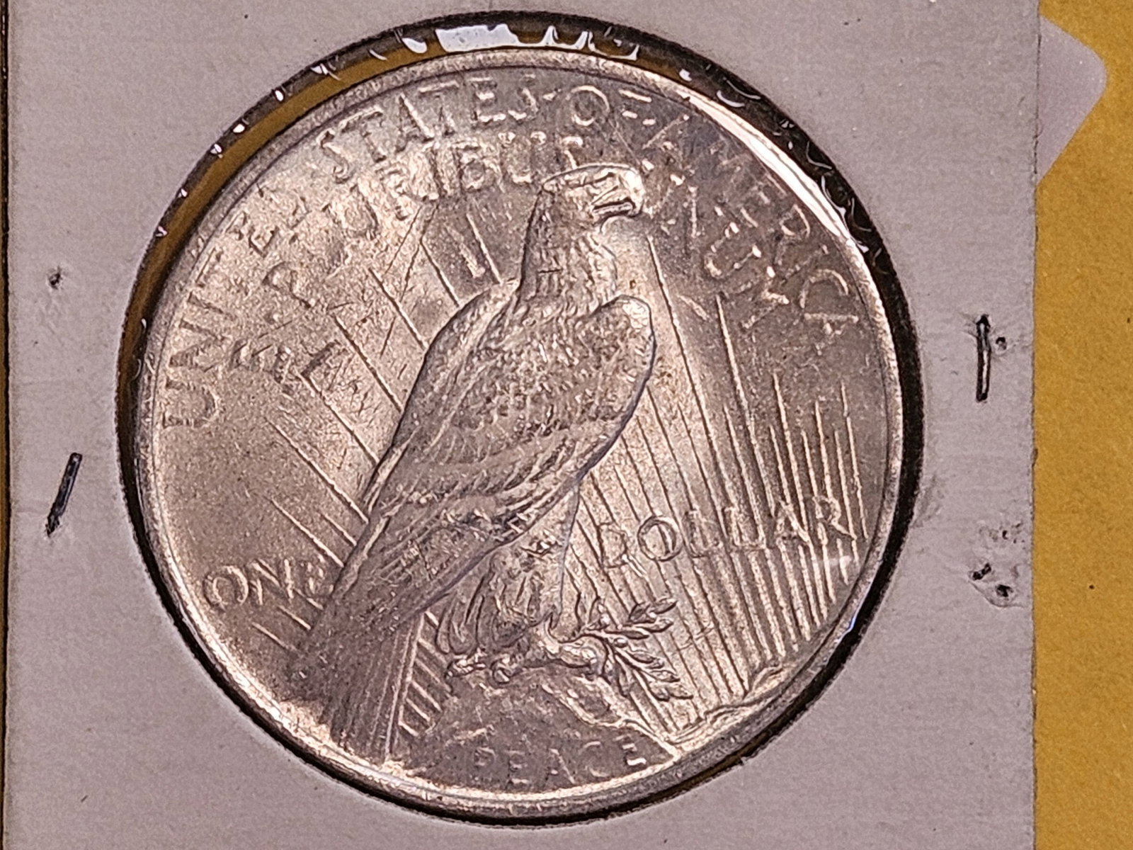 Variety! Brilliant About Uncirculated plus 1922 Peace silver Dollar - 5
