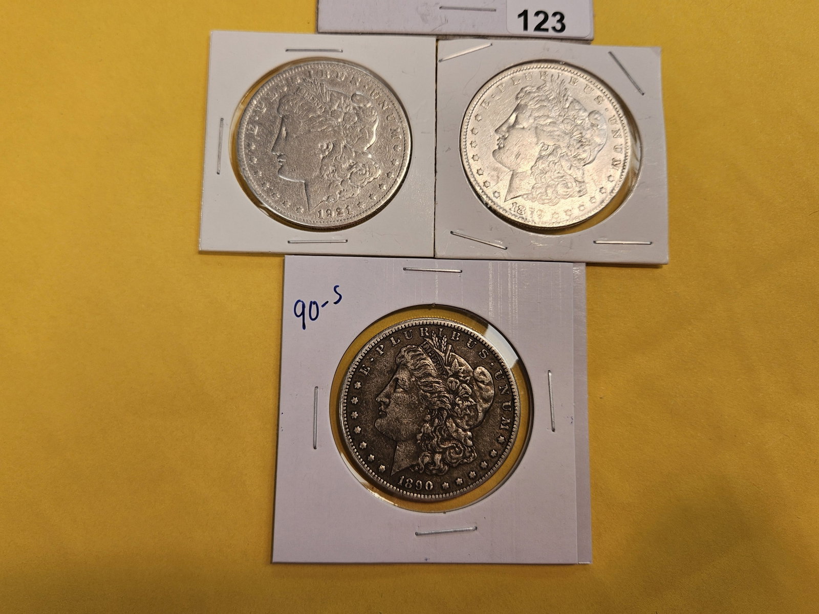 Four Morgan Silver Dollars - 3