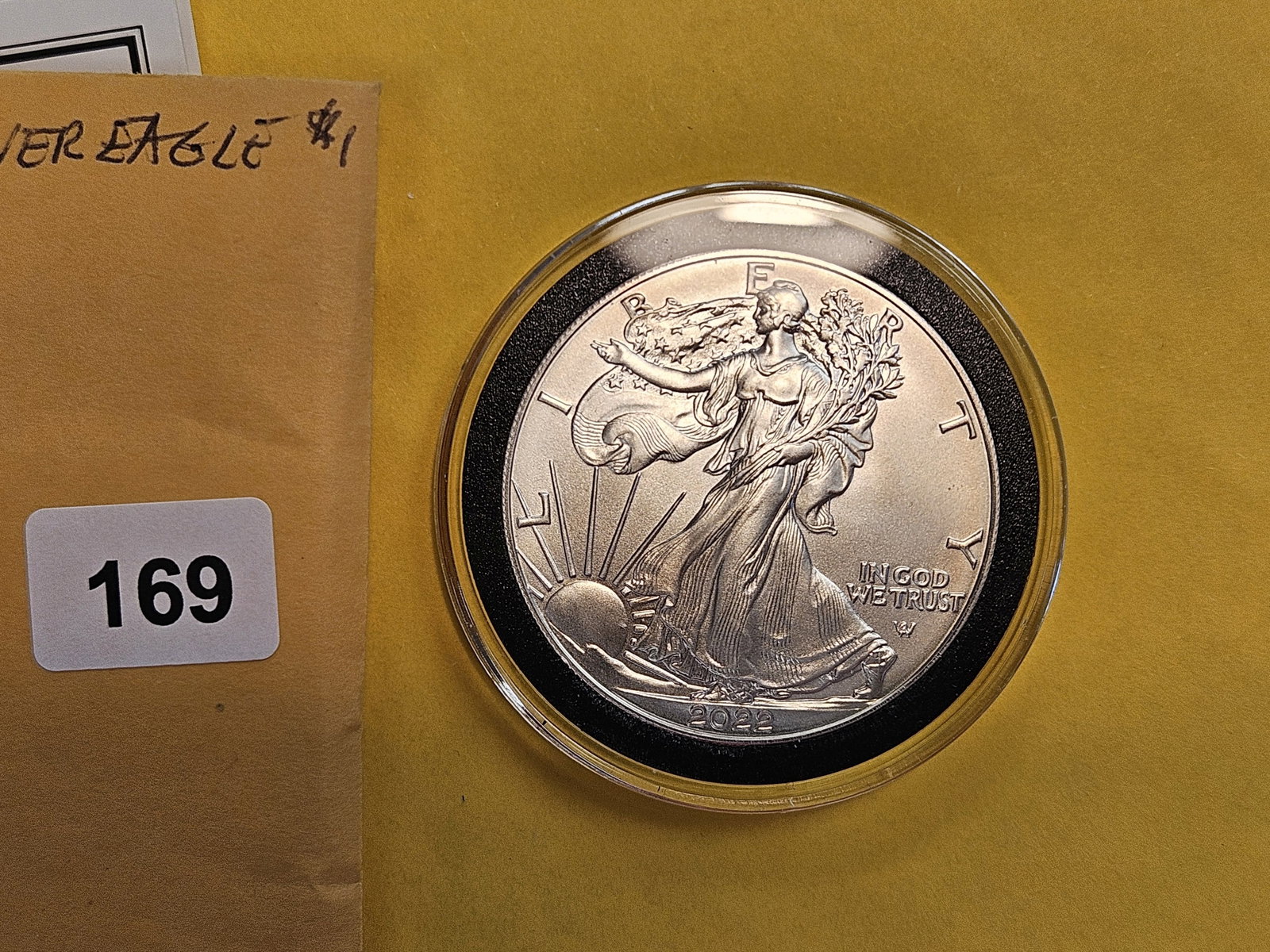 GEM Brilliant Uncirculated 2022 American Silver Eagle: Roll Fresh