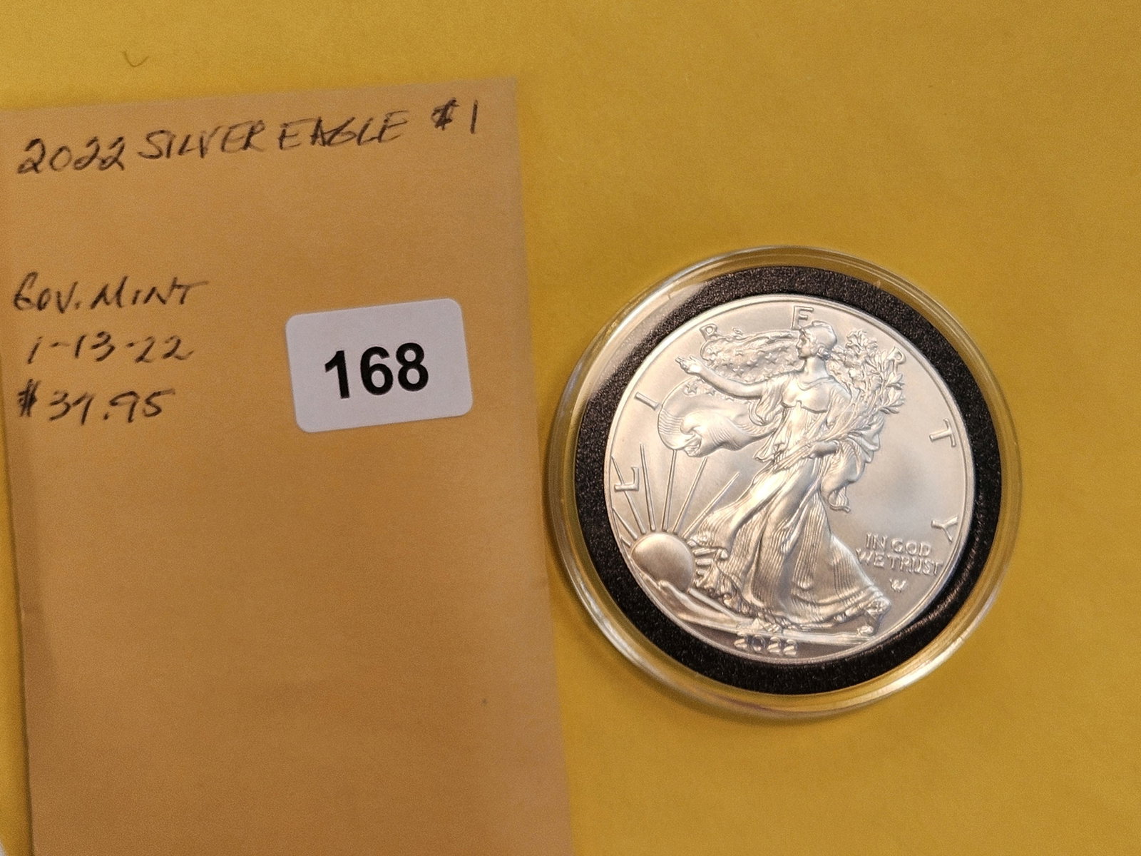 GEM Brilliant Uncirculated 2022 American Silver Eagle - 2