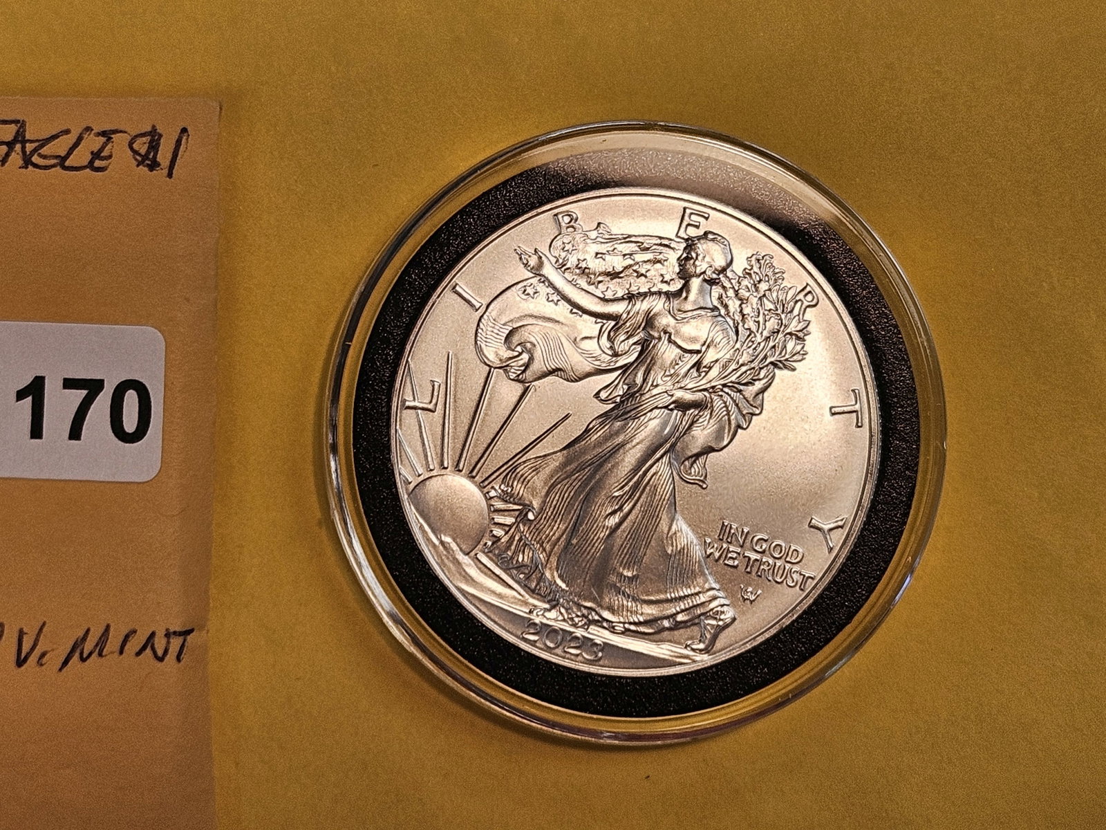 GEM Brilliant Uncirculated 2023 American Silver Eagle: Roll Fresh
