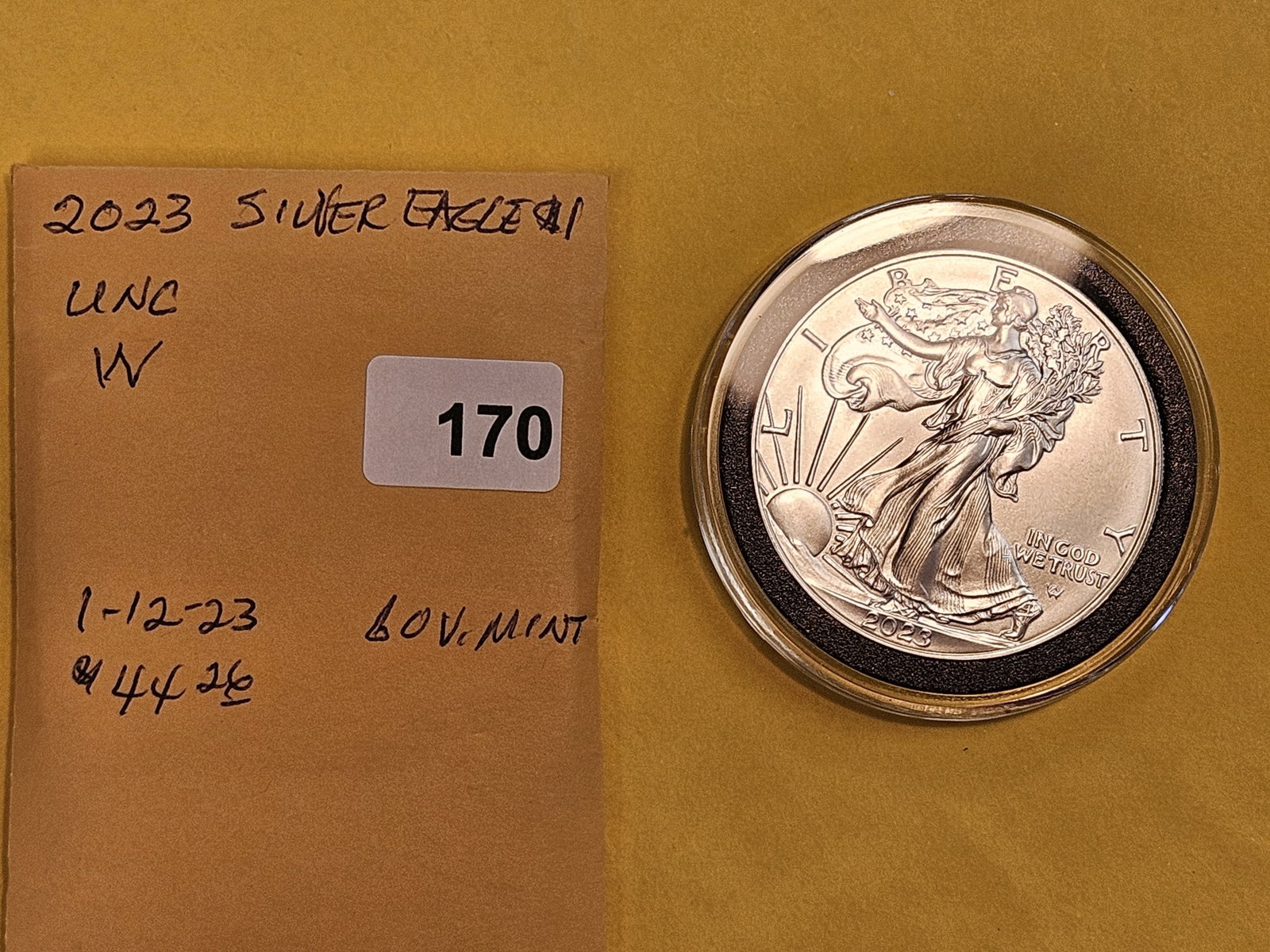 GEM Brilliant Uncirculated 2023 American Silver Eagle - 2