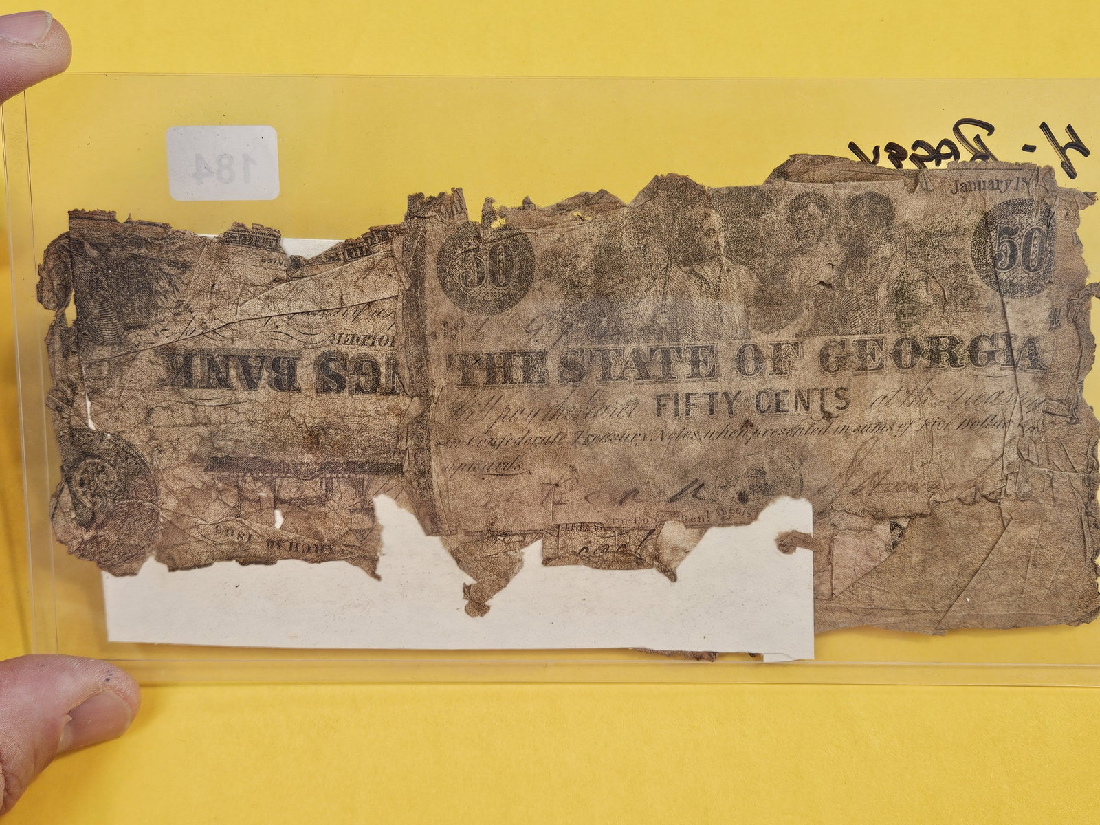 Four Raggy Confederate notes - 3
